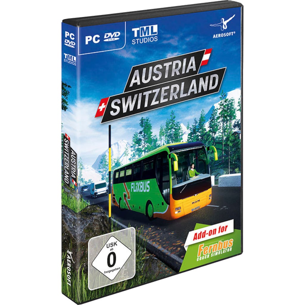 aerosoft Spielesoftware »Der Fernbus Simulator- AddOn Szenerie Österreich/Schweiz«, PC