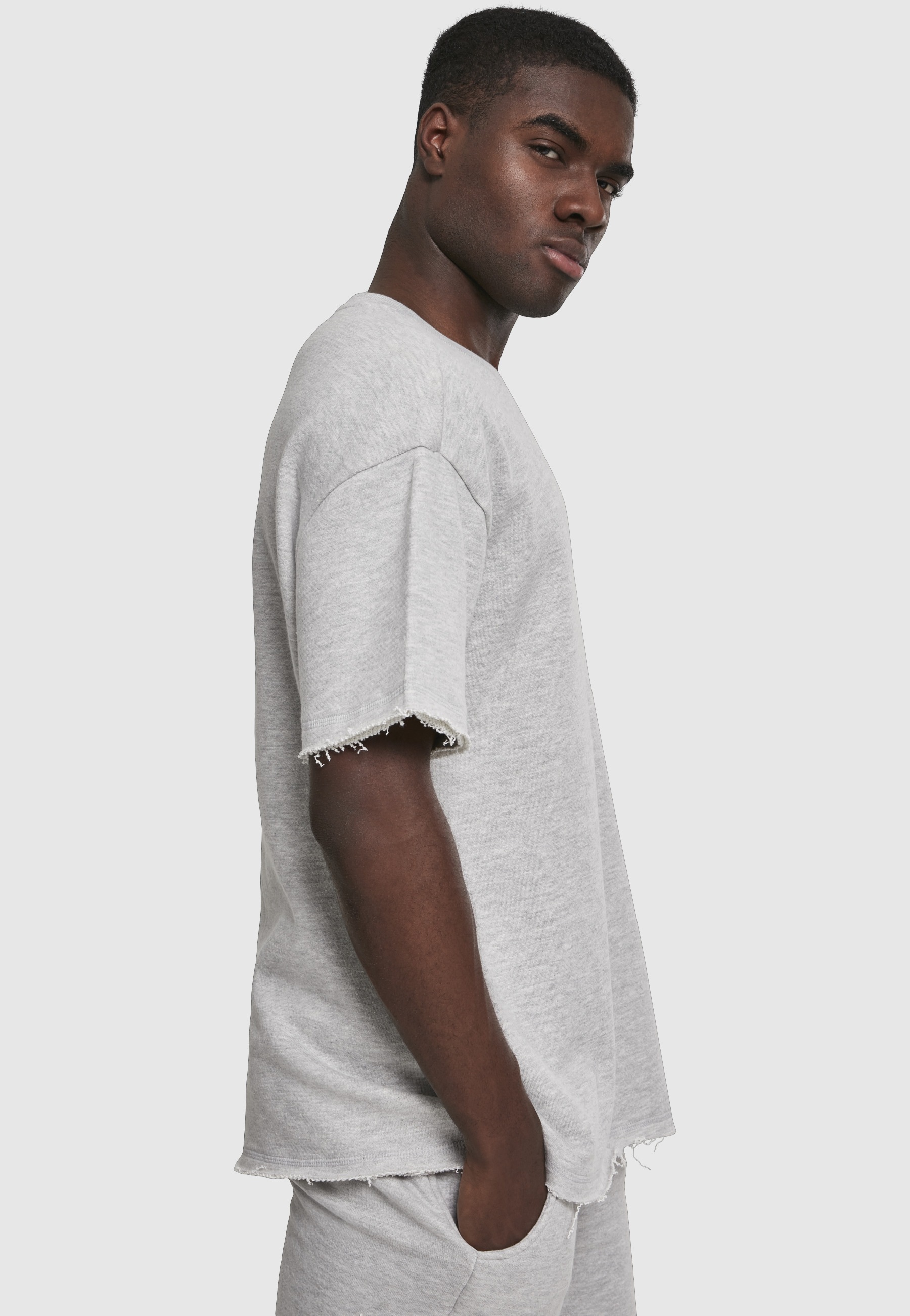 URBAN CLASSICS T-Shirt »Urban Classics Herren Herringbone Terry Tee« 1 Stk.