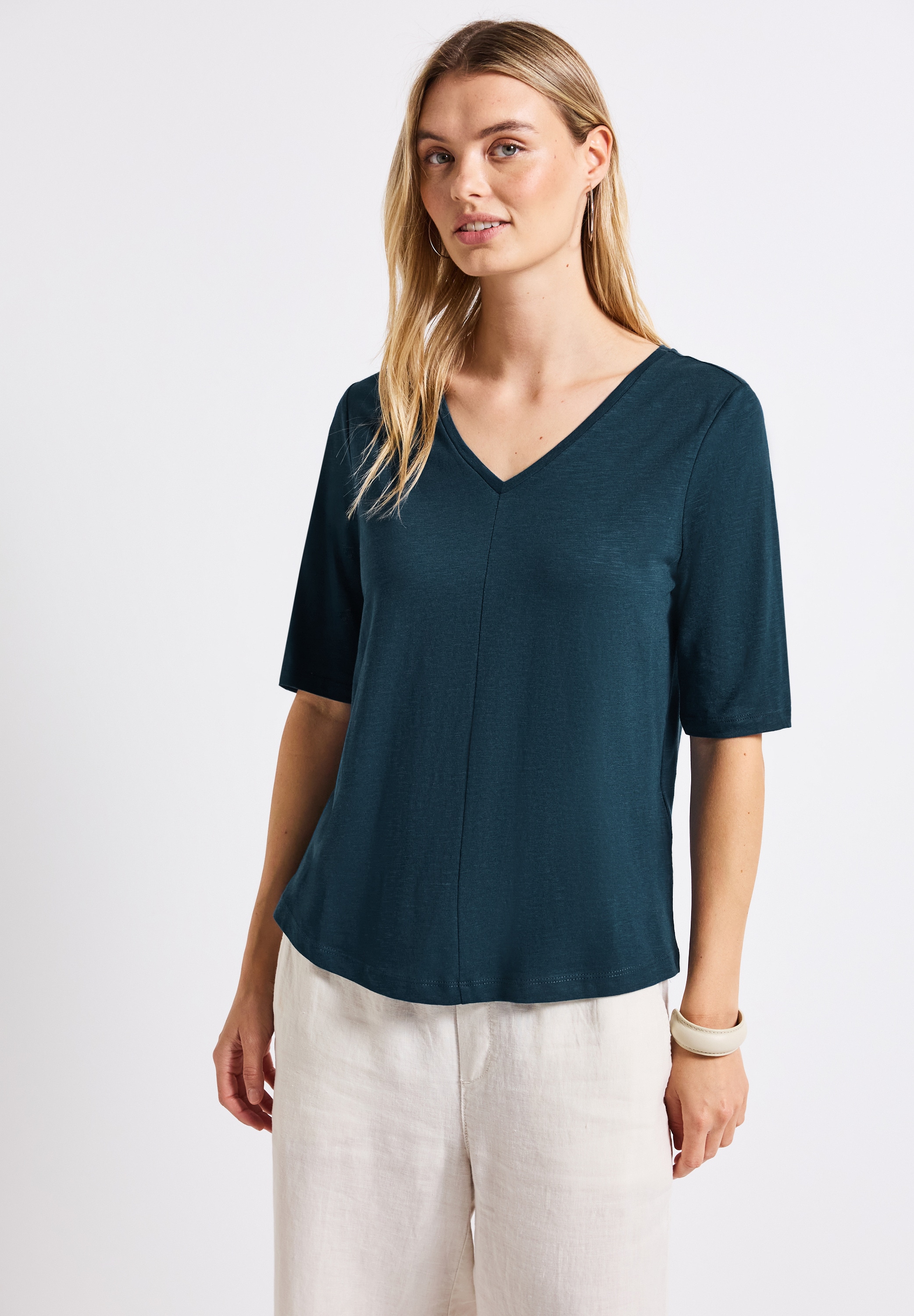 STREET ONE T-Shirt, im soften Baumwoll-Mix günstig online kaufen