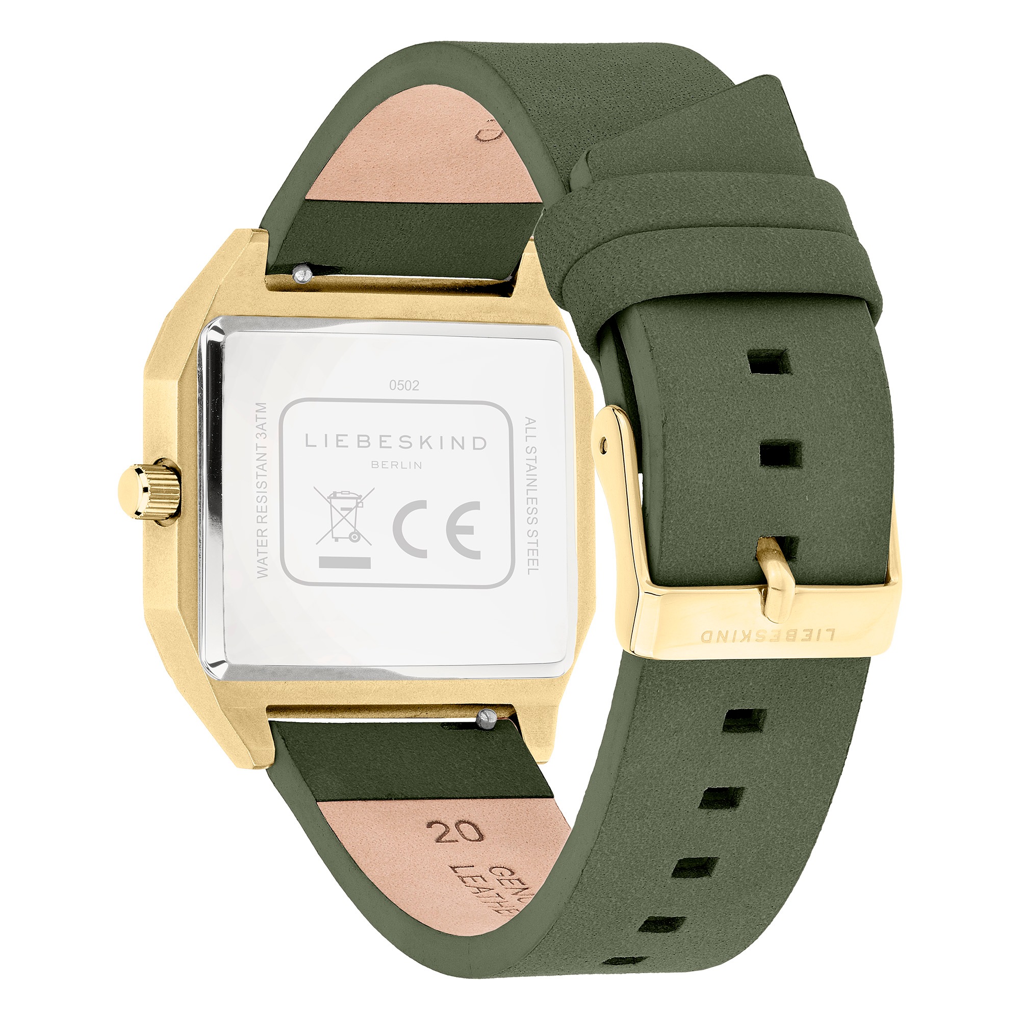 Liebeskind Berlin Quarzuhr »Vinyl Vision«, Armbanduhr, Damenuhr, Lederarmband, analog
