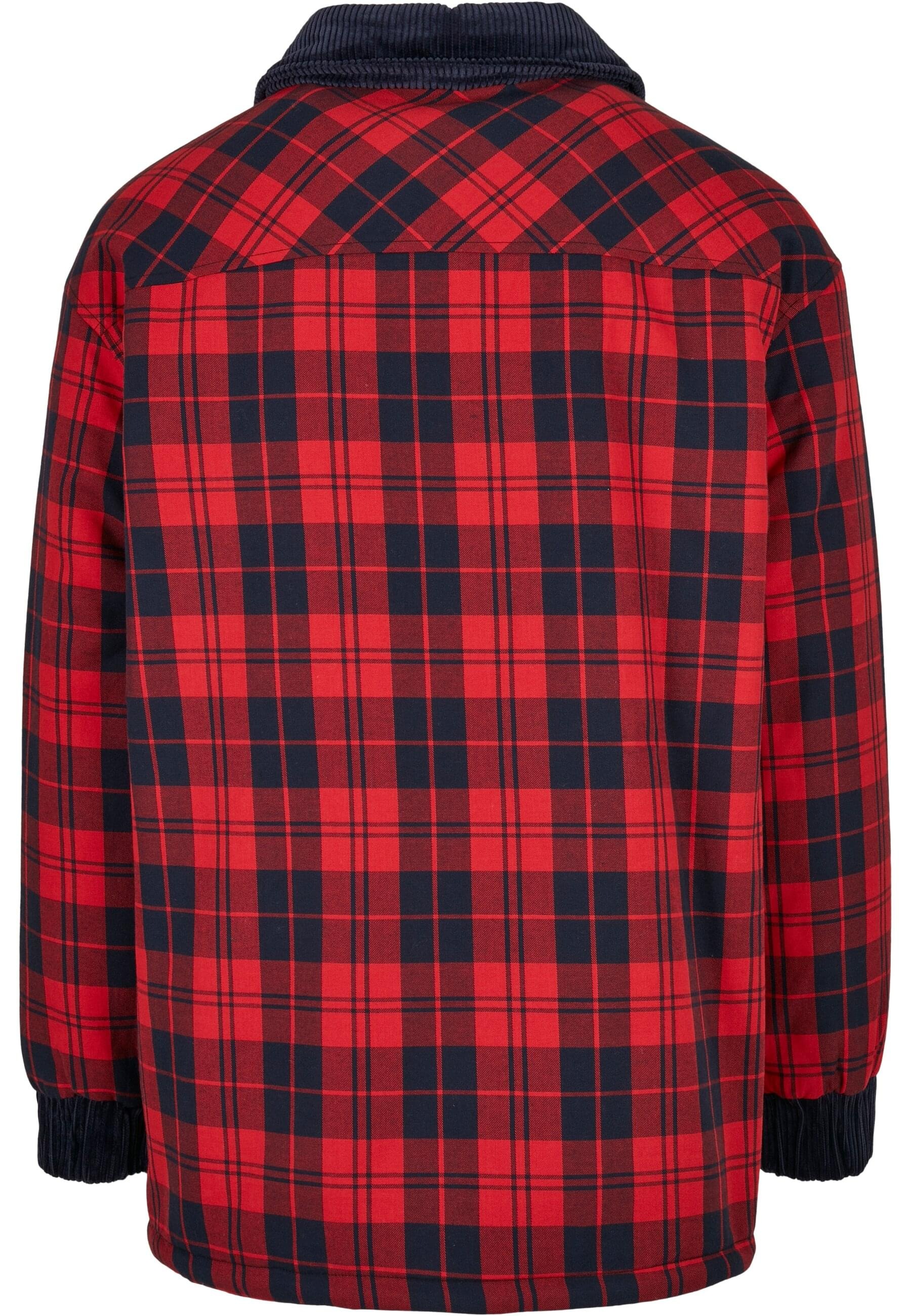 Southpole Allwetterjacke »Southpole Herren Southpole Check Flannel Sherpa Jacket«, (1 St.), ohne Kapuze