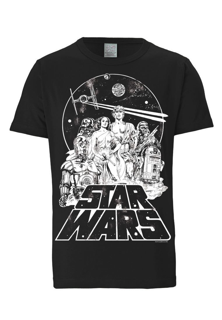 LOGOSHIRT T-Shirt »Krieg der Sterne - Classic«, mit coolem Star Wars-Druck