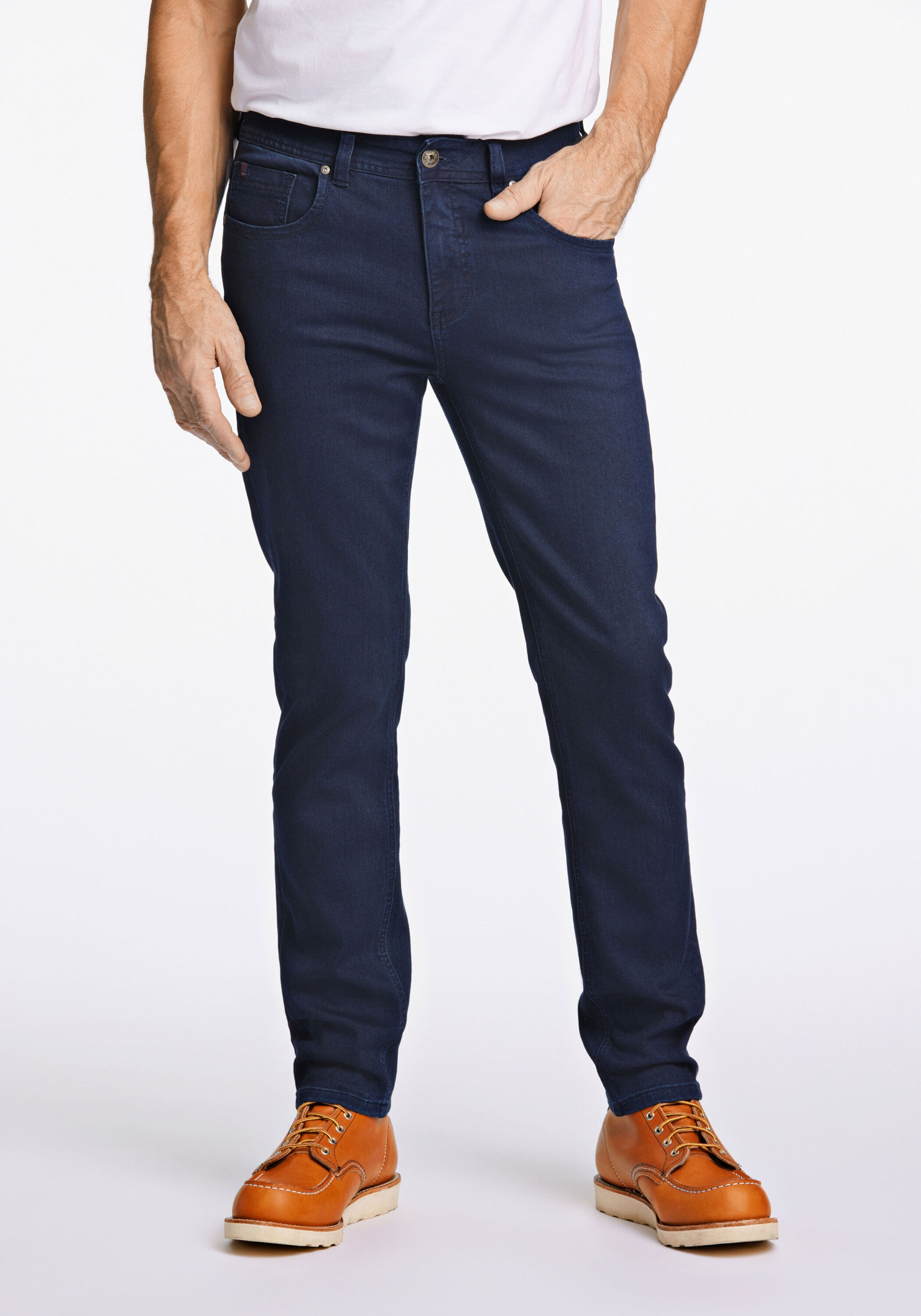 BISON 5-Pocket-Jeans "Jeans Tapered Fit" günstig online kaufen