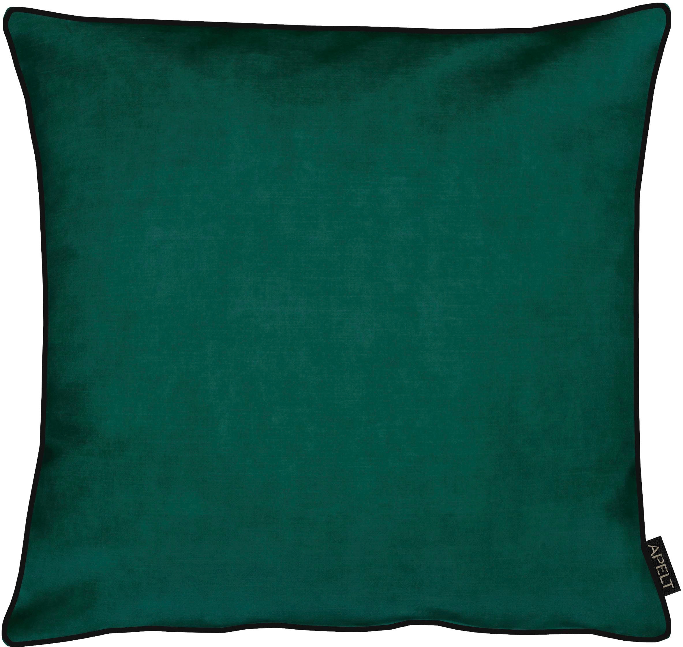 Kissenhülle APELT, B:46cm H:1cm L:46cm, blau, Polyester, Polyester, Kissenbezüge, "Ruby", Kissenhülle ohne Füllung, 1 Stück