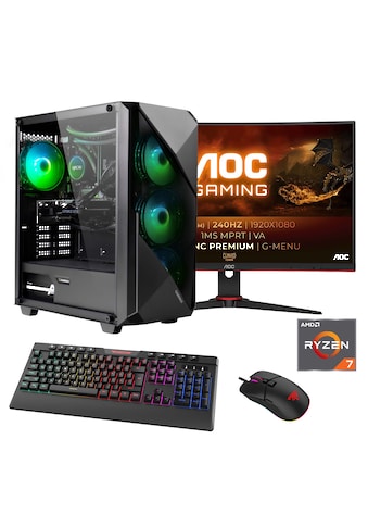 Gaming-PC-Komplettsystem »Striker SET02401«, (PCIe SSD Gen4)