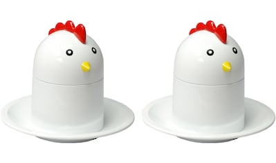 GSD HAUSHALTSGERÄTE Eierköpfer, (Set, 2 tlg.), Kunststoff, Chicken-Design kaufen
