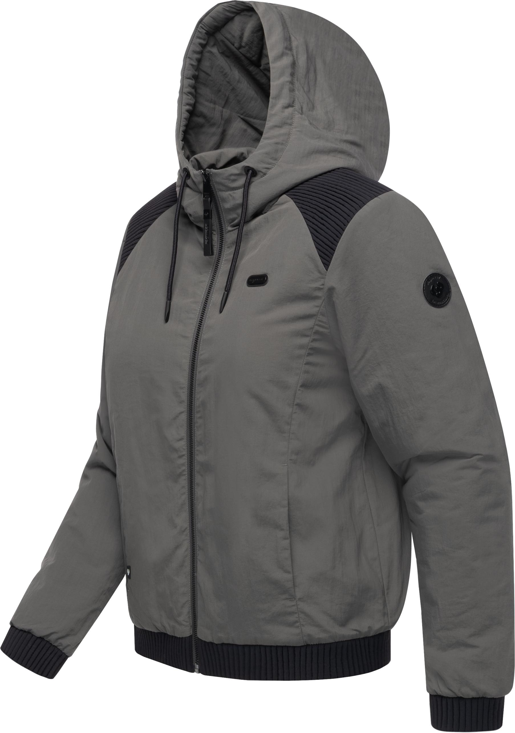 Ragwear Bomberjacke »Chinta Warm YOUMODO« mit Kapuze Warme Übergangsjacke mit elastischen Bündchen