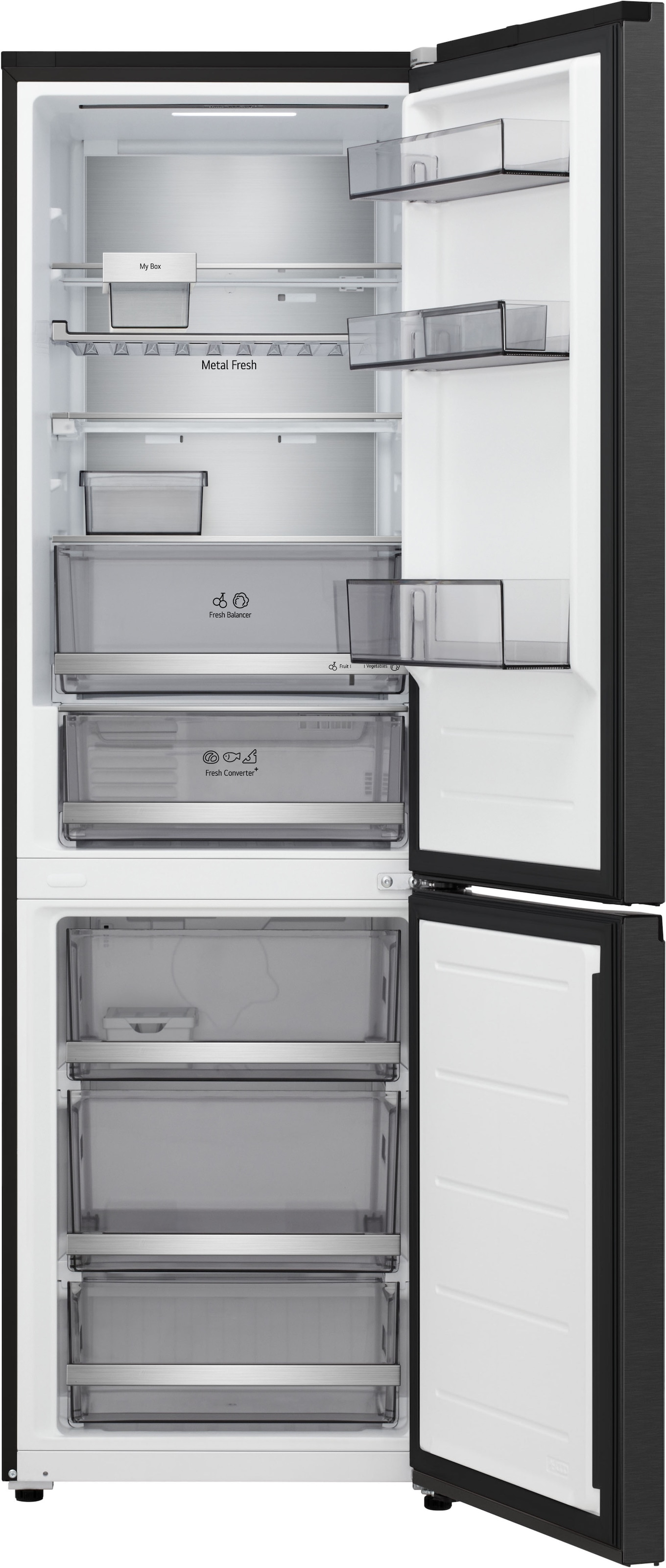 LG Kühl-/Gefrierkombination Serie 7 »GBBS716AEV« 186 cm hoch 59,7 cm breit Vollintegrierbarer Kühlschrank dank frontaler Luftzufuhr und Abluft