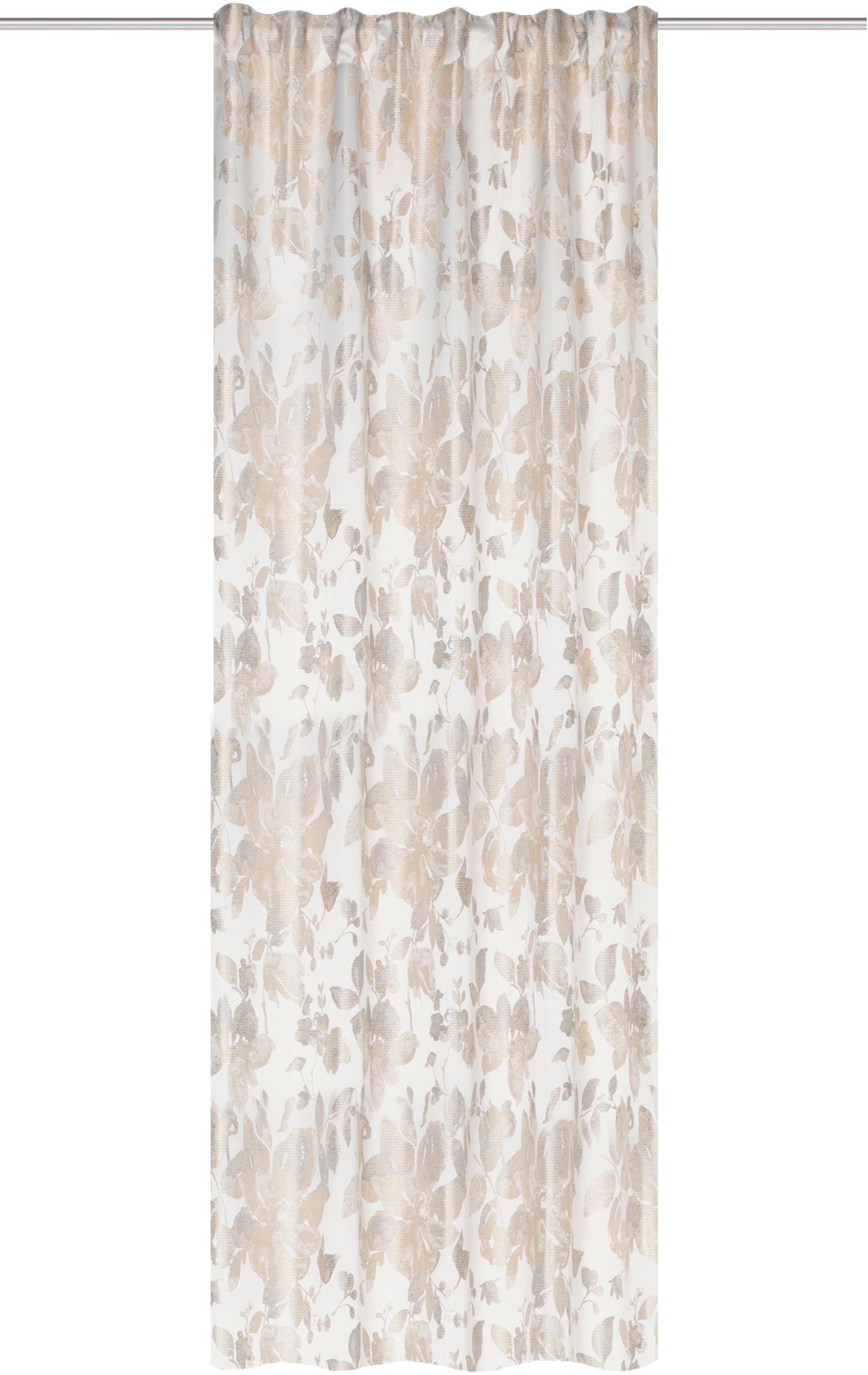 HOME WOHNIDEEN Vorhang "TAFITI" Multifunktionsband 1 Stk. tlg. HxB: 245x140, Dekotsoff Jacquardgemustert