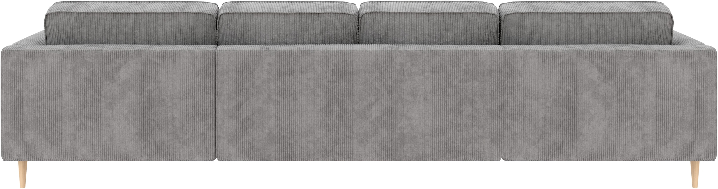 Home affaire Wohnlandschaft »Booster Couch wahlweise mit Schlaffunktion und Bettkasten-auch in Cord«, Sofa in U-Form, Breite 305 cm