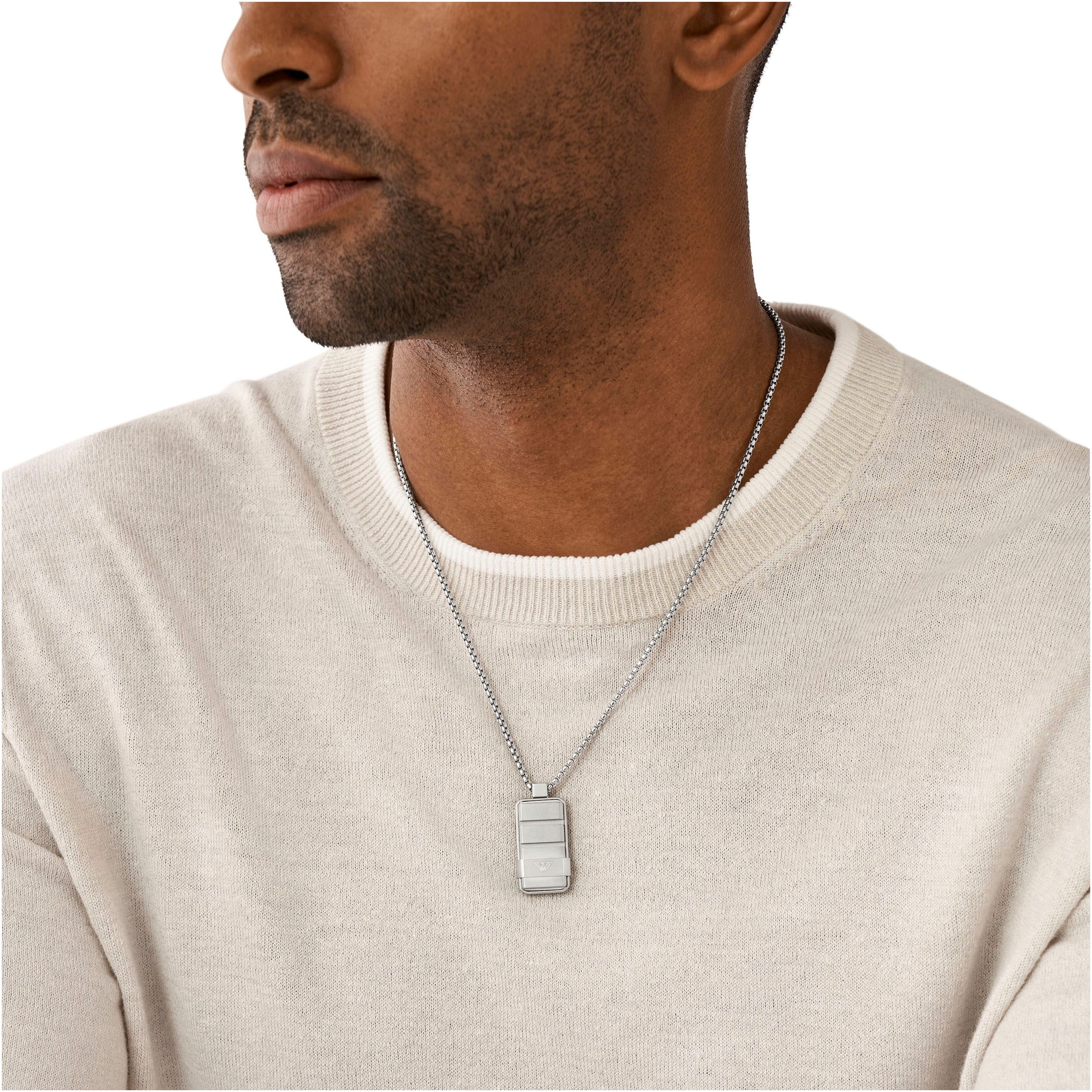 Emporio Armani Kette mit Anhänger »EAGLE LOGO EGS3078040«