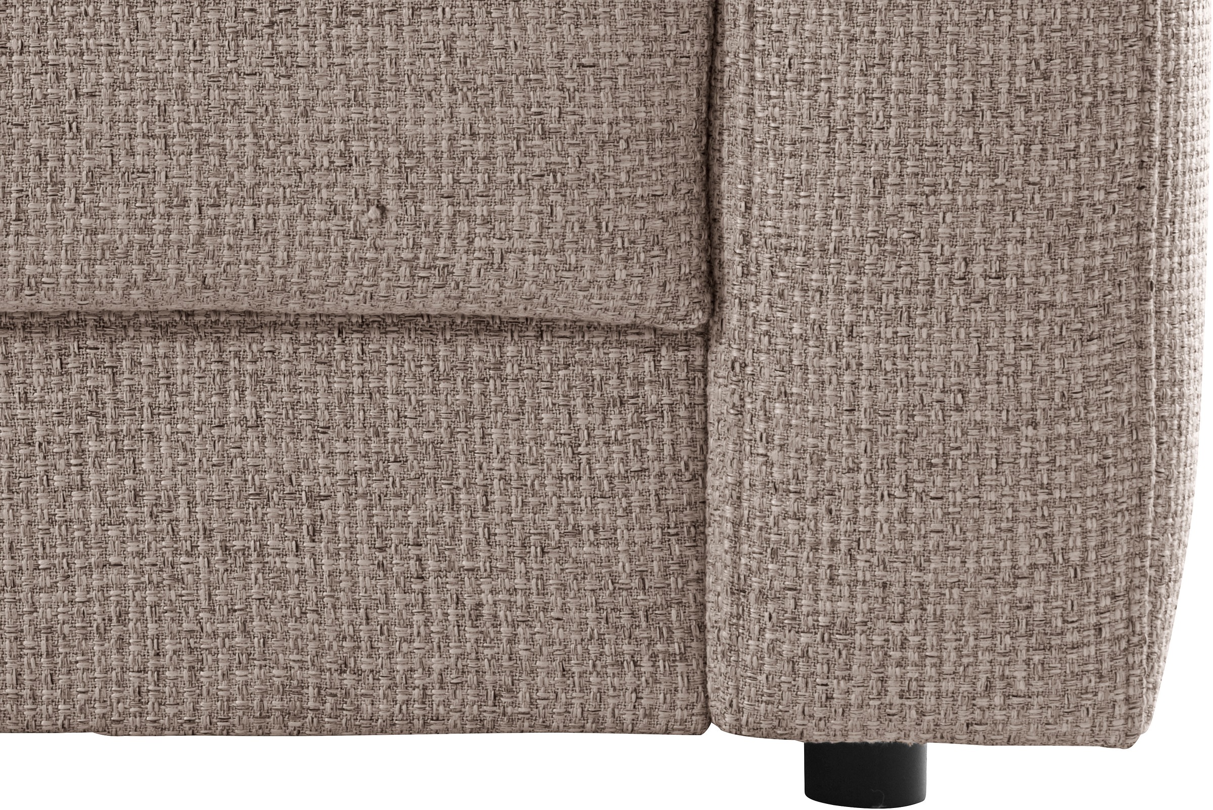 Places of Style Ecksofa »Bloomfield, L-Form«, extra tiefe Sitzfläche, wahlweise mit Sitztiefenverstellung