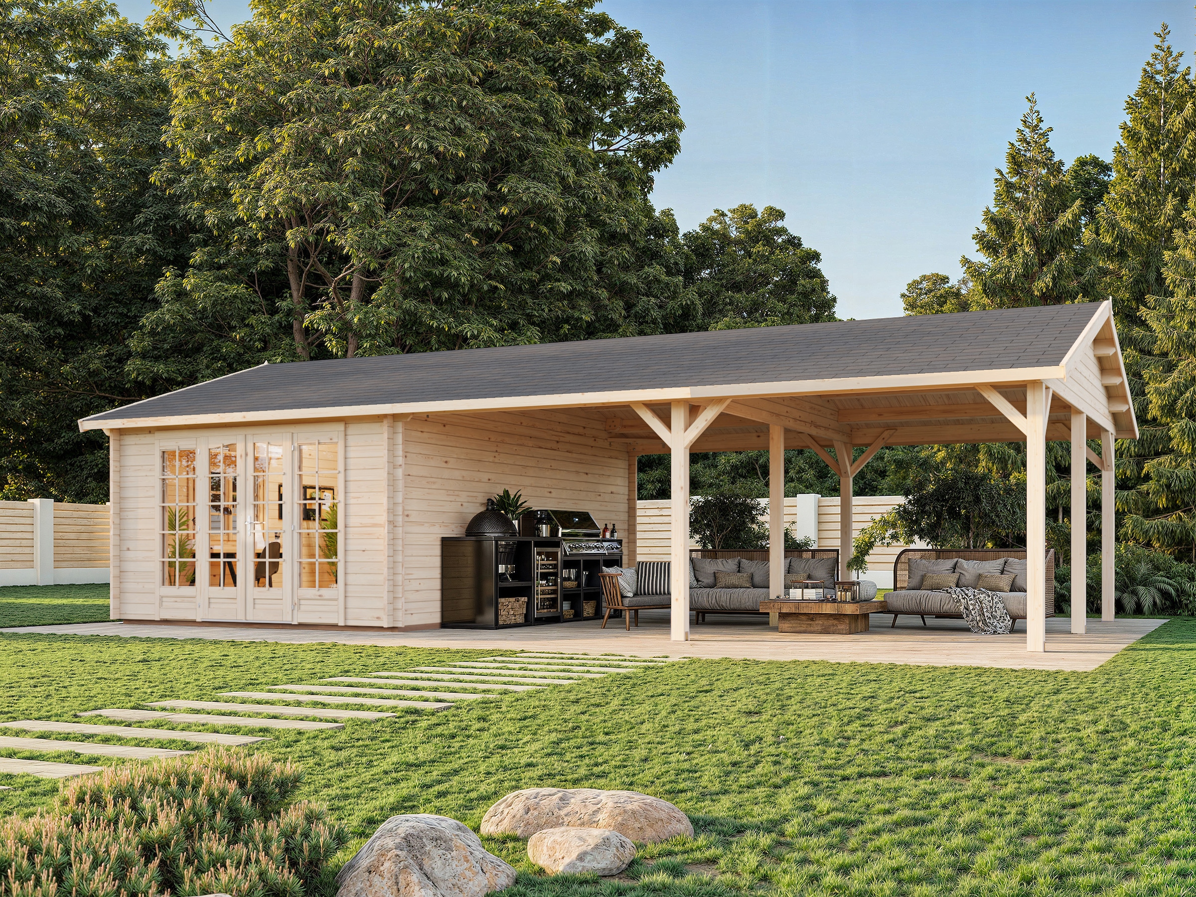 Palmako Gartenhaus »Irene« verschiedene Farben