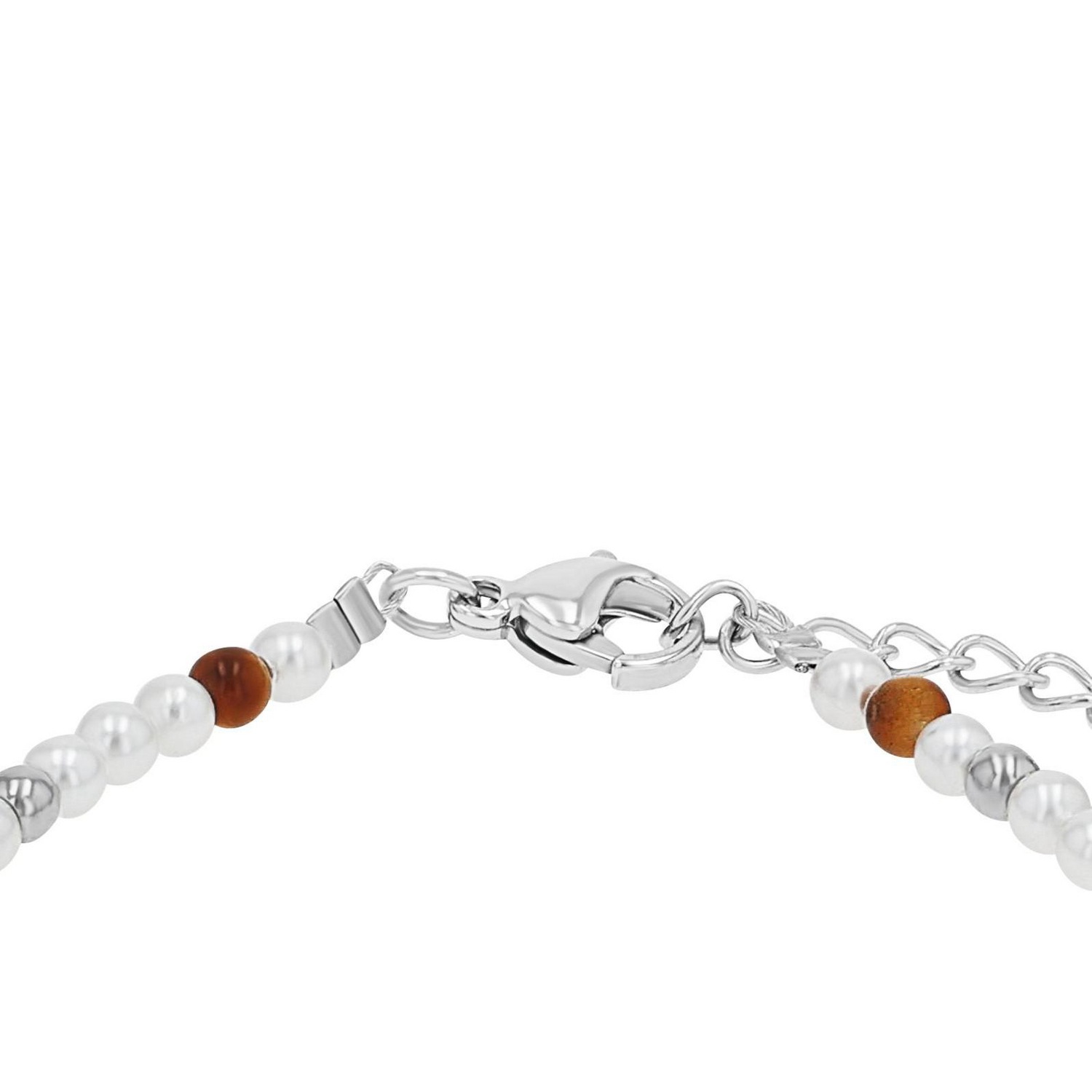 Amor Armband »Schmuck Geschenk« mit Tigerauge oder Lapislazuli - mit Muschelkernperle