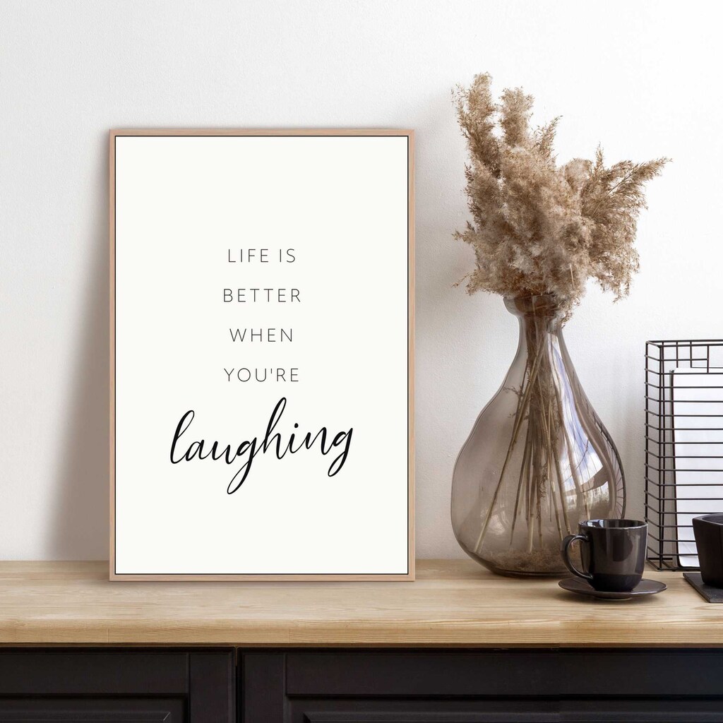 Reinders! Wandbild »Laughing«