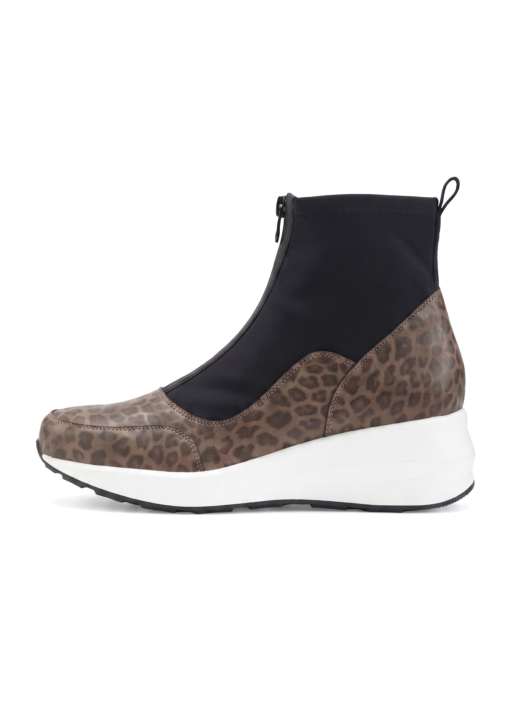 LASCANA Stiefelette »Sneaker, Keilstiefelette, Freizeitschuh«  NEU mit innenliegendem Keilabsatz und Frontreißverschluss VEGAN