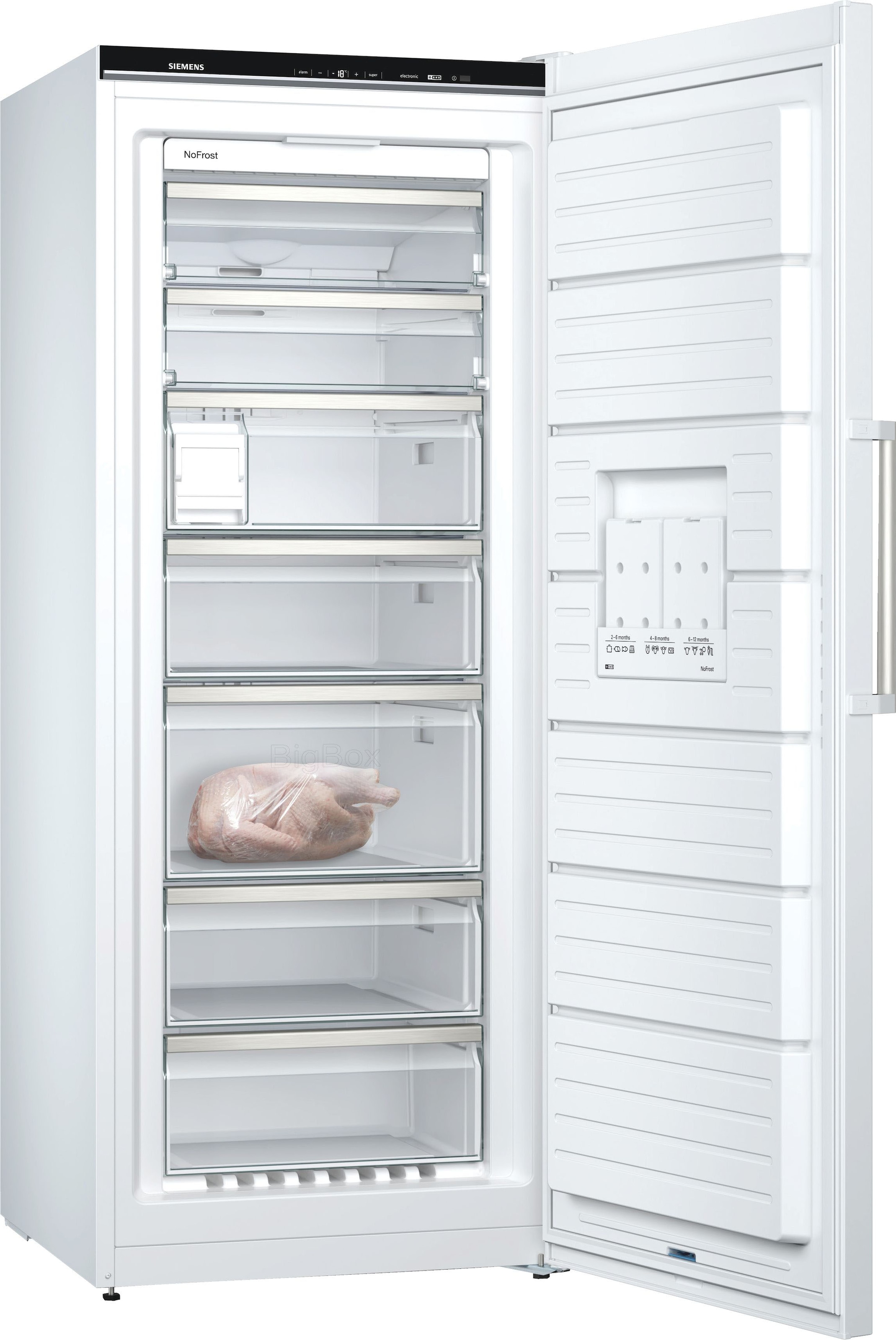 SIEMENS Gefrierschrank "GS54NAWCV", 176 cm hoch, 70 cm breit