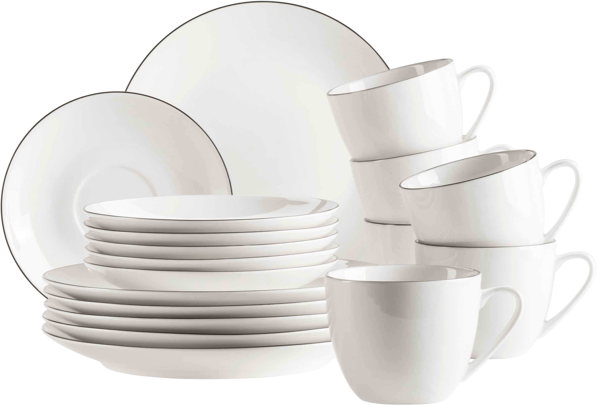 MÄSER Kaffeeservice "FELISE, Kaffeeservice, Porzellan" Geschirr-Set, Servic günstig online kaufen
