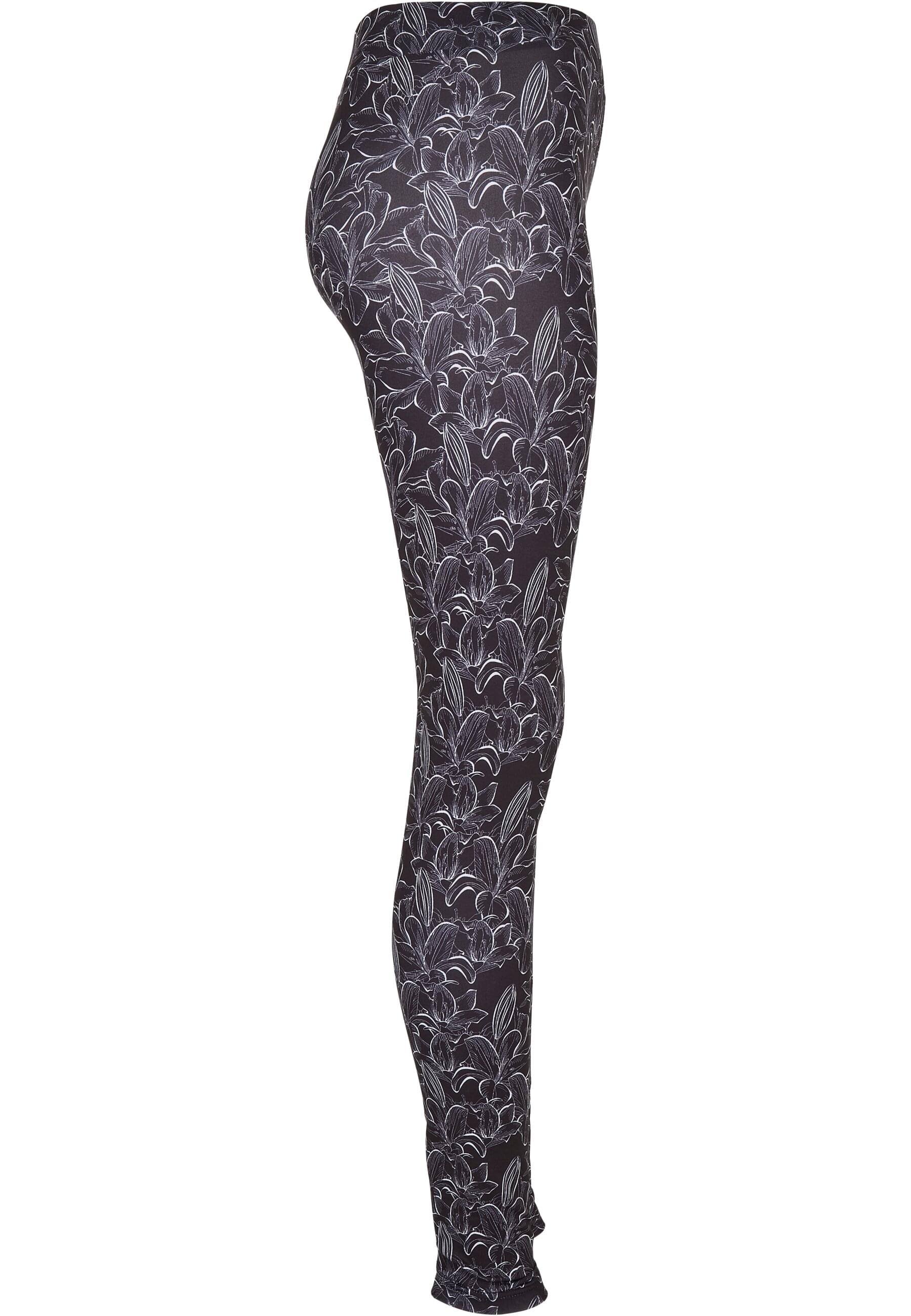 URBAN CLASSICS Leggings »Urban Classics Damen Ladies AOP Leggings«, (1 tlg.)