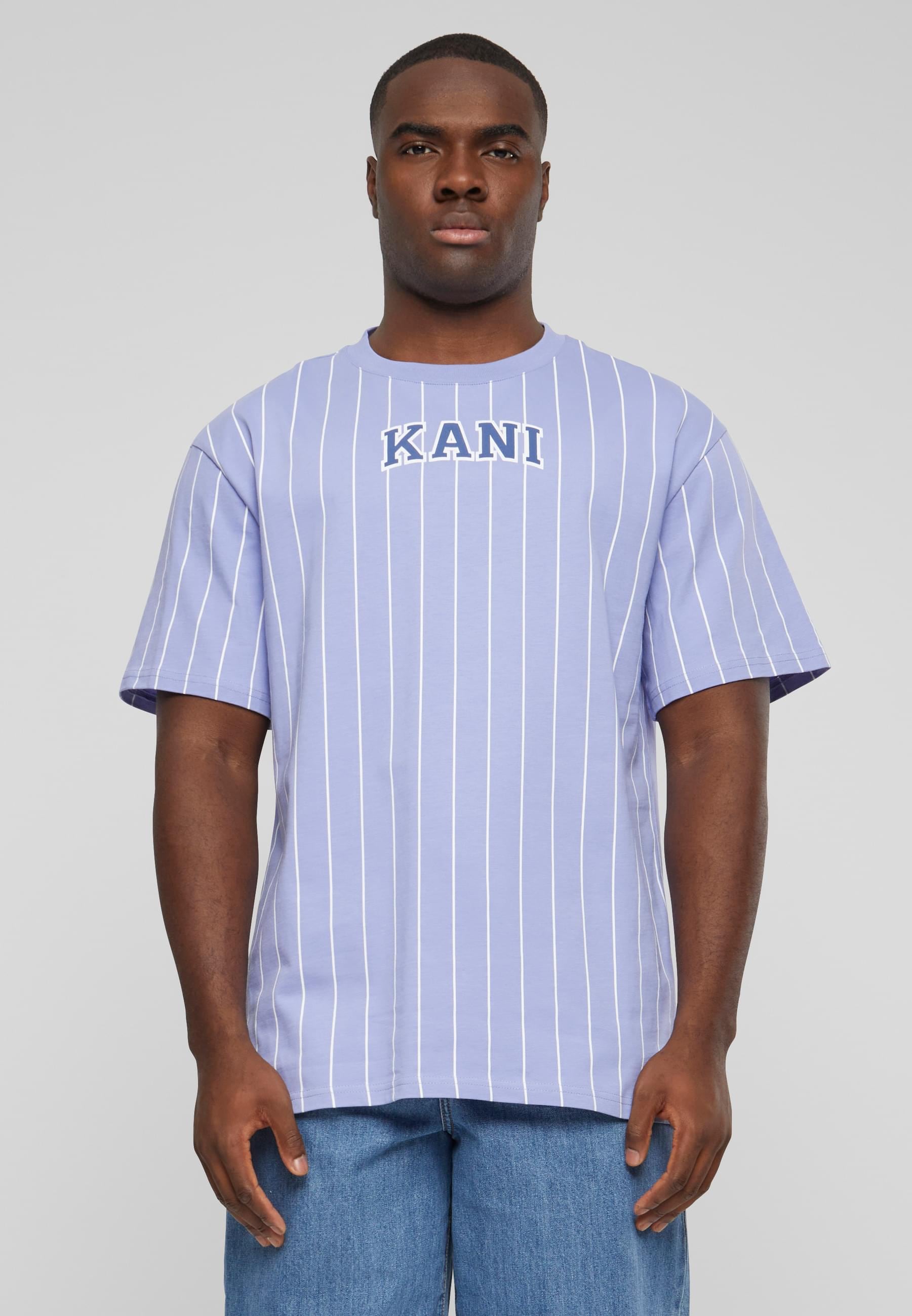 Karl Kani T-Shirt »Karl Kani Herren KM241-025-1 Karl Kani Small Serif Pinstripe Tee«, (1 tlg.)
