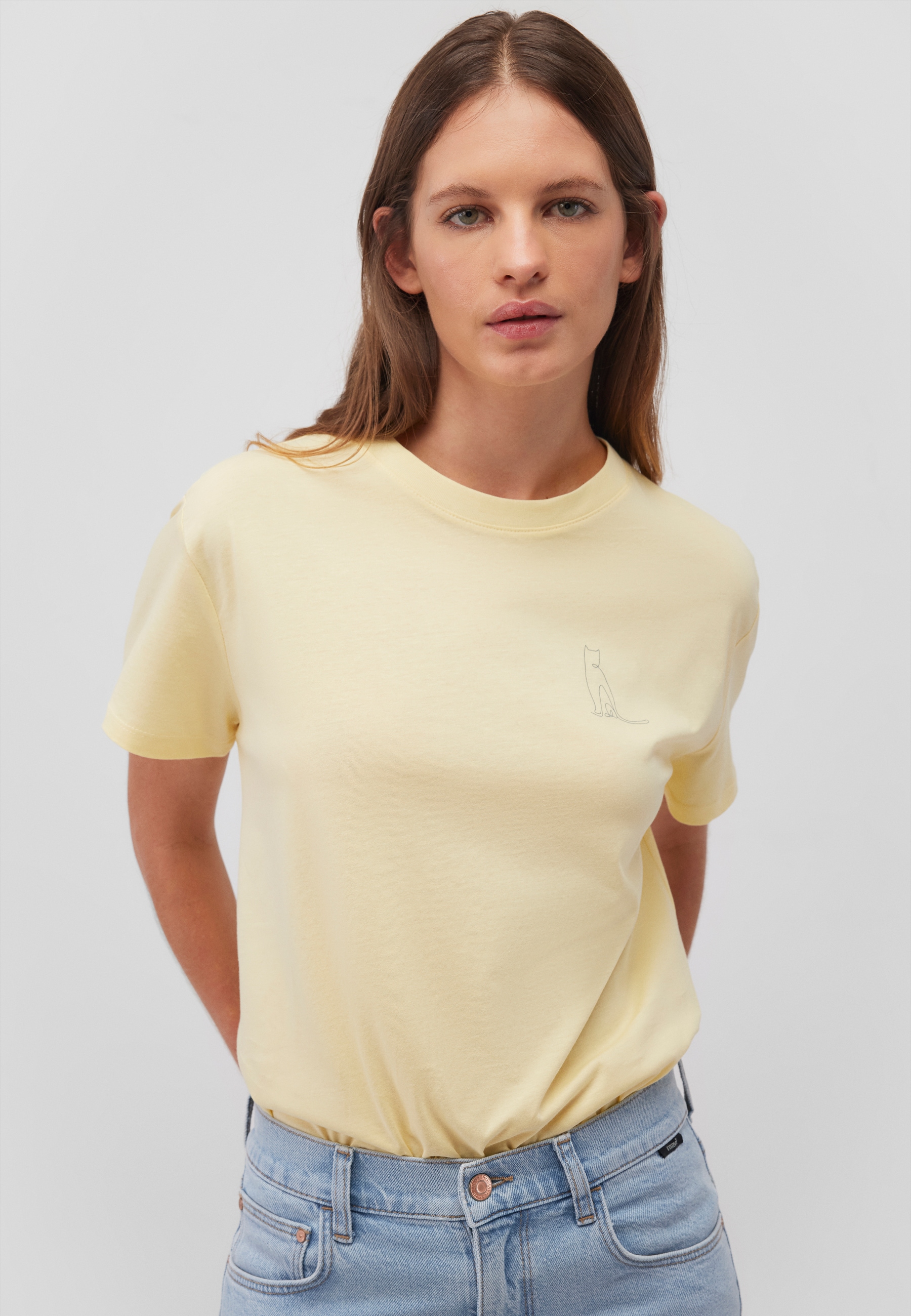 Mavi Rundhalsshirt »GRAPHIC TEES«, Katzen T-Shirt