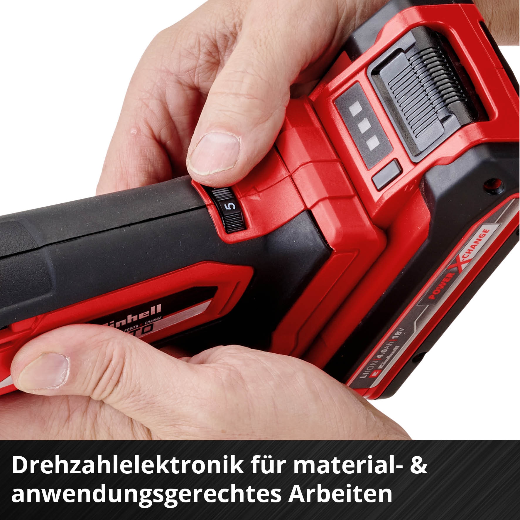 Einhell Akku-Multifunktionswerkzeug »VARRITO + 2,5Ah St.-Kit«, (Set), inkl. Akku und Ladegerät