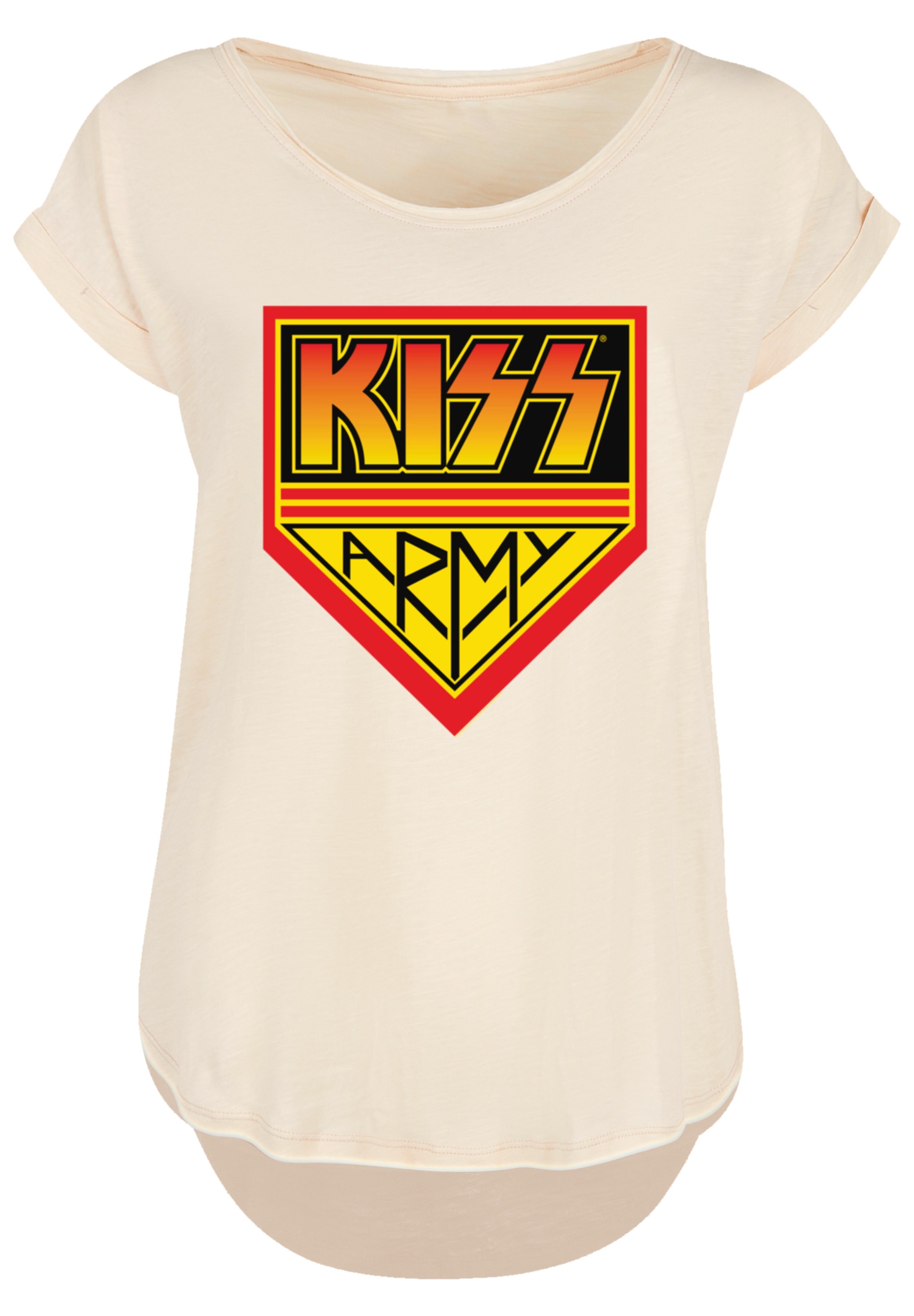 F4NT4STIC T-Shirt »Kiss Rock Band Army Logo«, Premium Qualität, Musik, By Rock Off