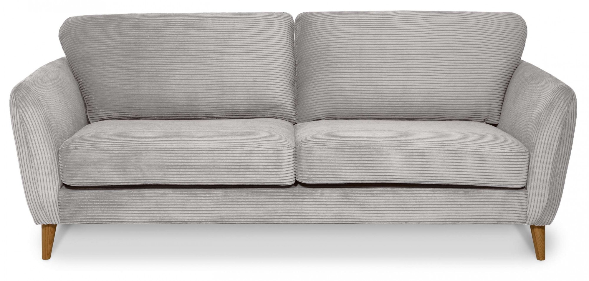 Home affaire 3-Sitzer »MARSEILLE Sofa 206 cm«, mit Massivholzbeinen aus Eiche, verschiedene Bezüge und Farbvarianten