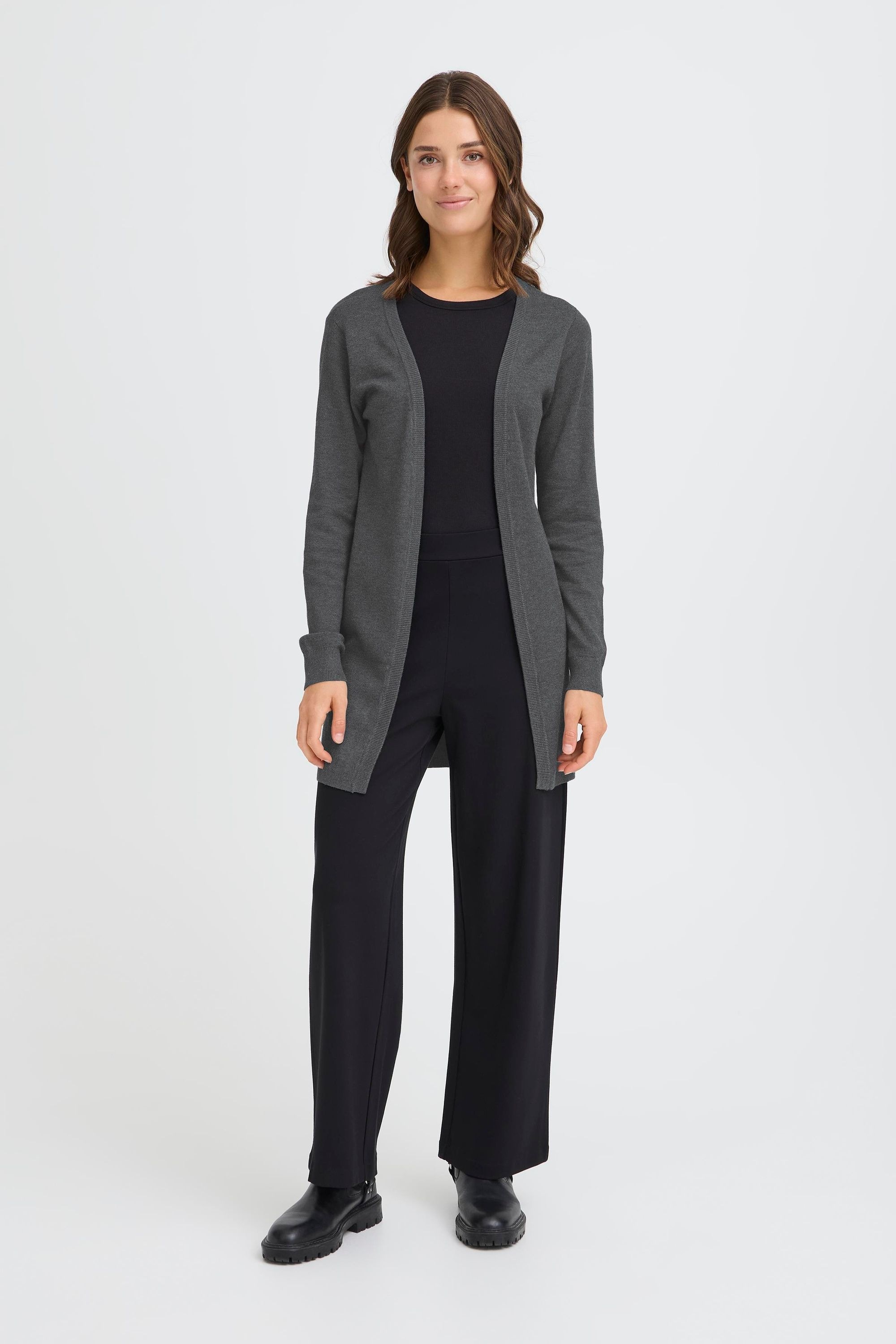 OXMO Strickjacke »Strickjacke OXAIDA LONG«