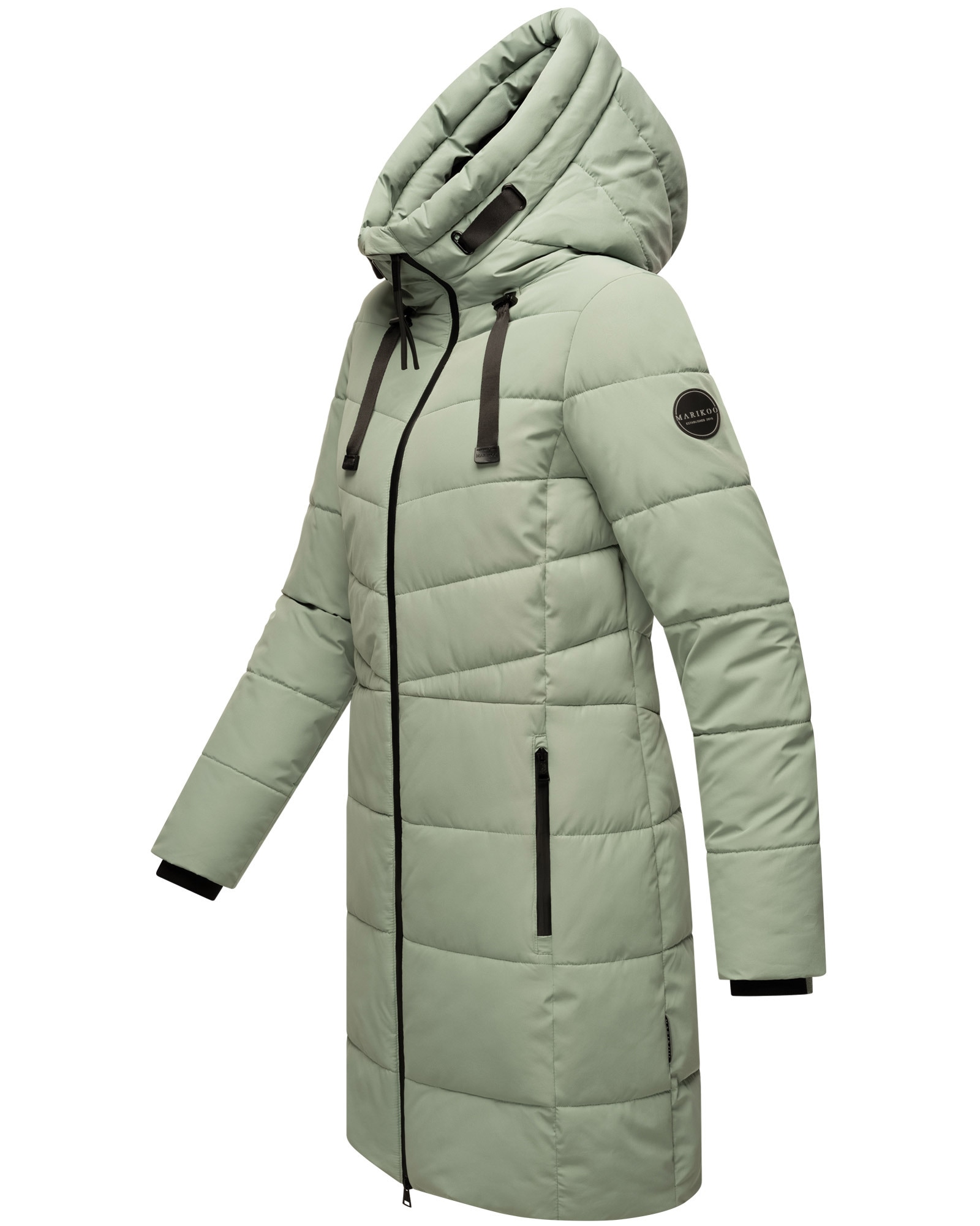Marikoo Winterjacke »Natsukoo XVI«, Stepp Mantel mit großer Kapuze für  bestellen | BAUR