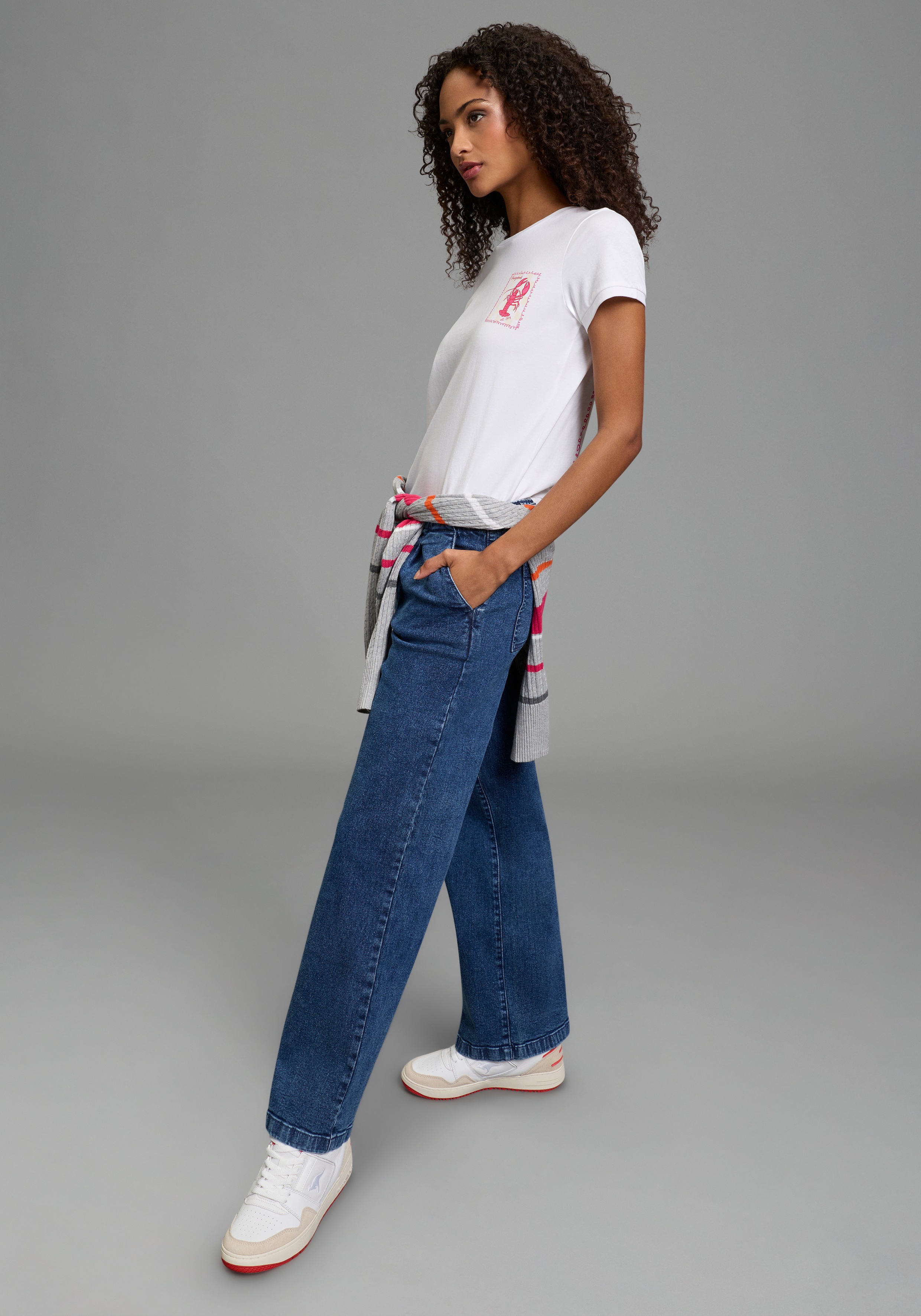 Thumbnail - KangaROOS T-Shirt schmaler Schnitt, Kurzarm, mit Rundhalsausschnitt