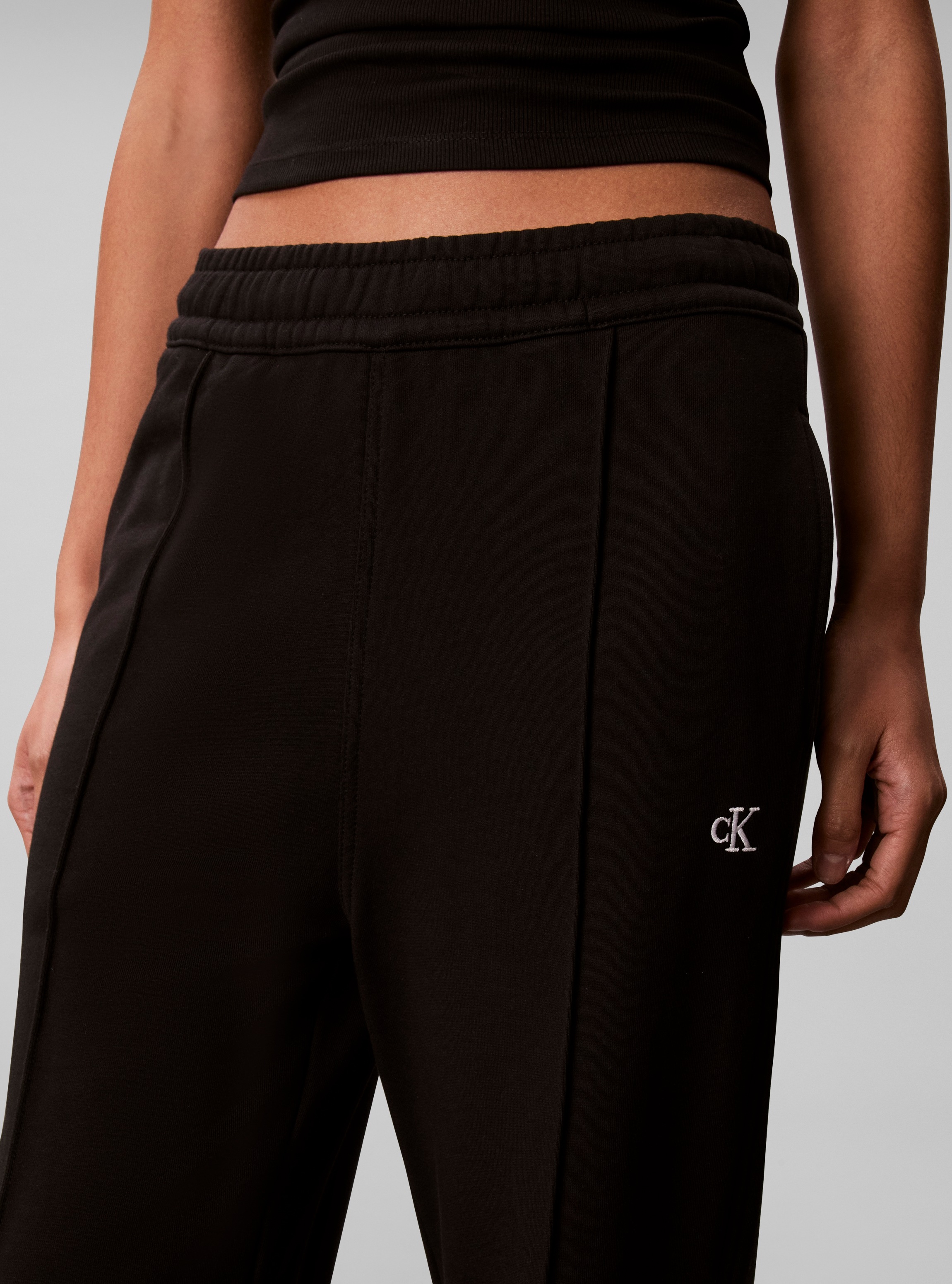 Calvin Klein Jeans Leggings »MONOGRAM TERRY TRACKPANT«  Regular fit mit Bootcut fit