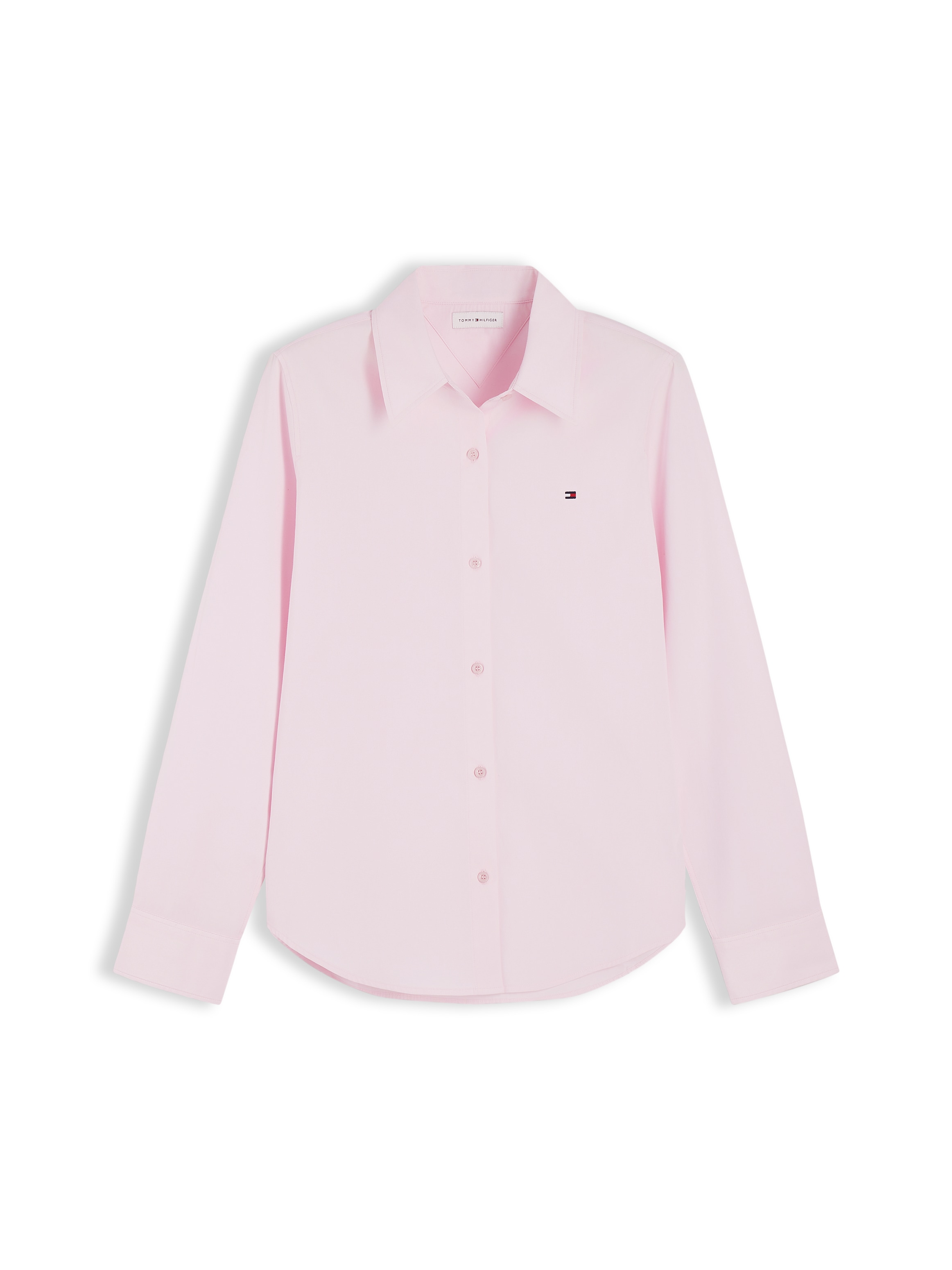 Tommy Hilfiger Hemdbluse »SUMMER POPLIN REGULAR SHIRT« Baumwolle, regular fit, auch in großen Größen