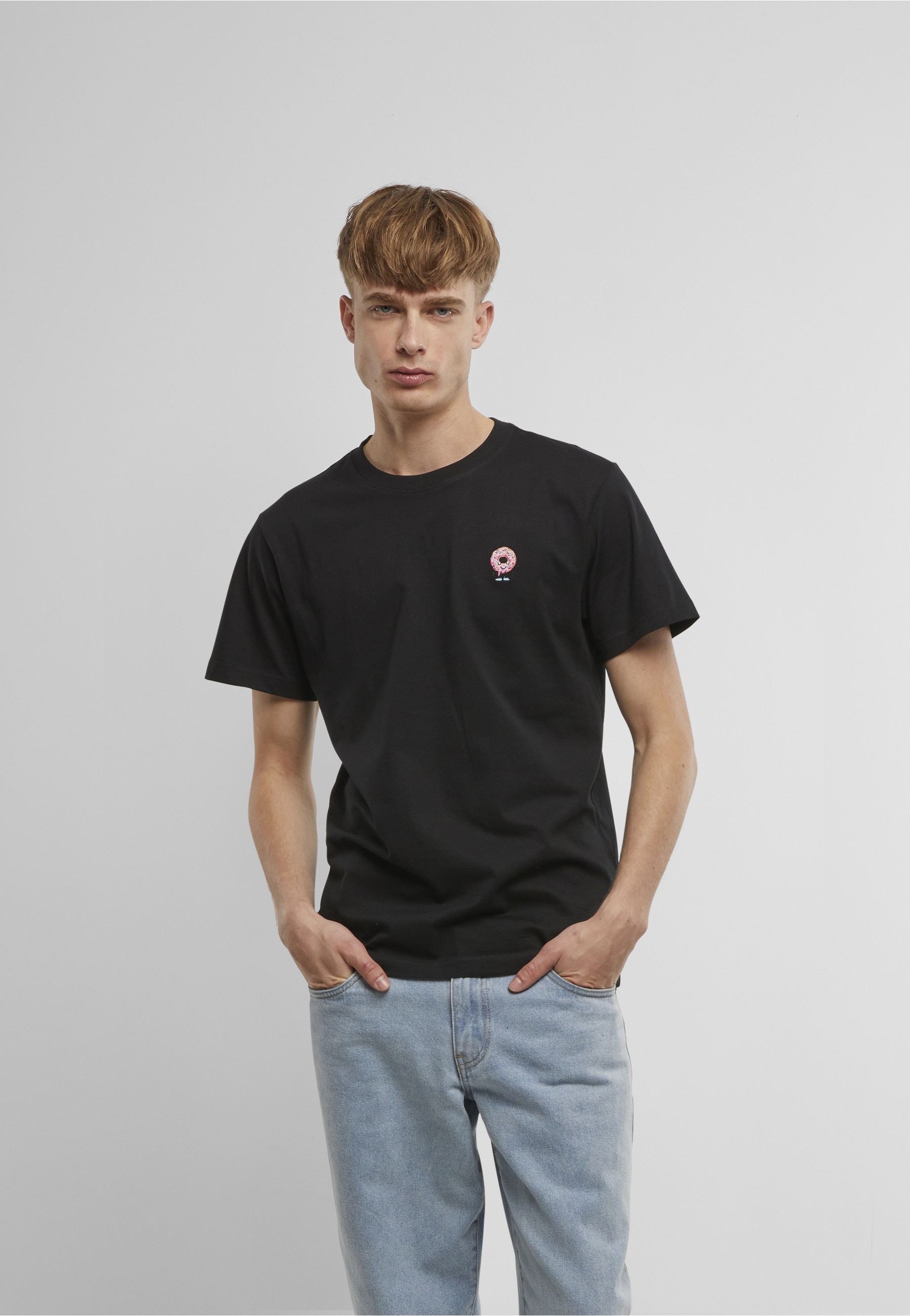 MisterTee T-Shirt »MisterTee Herren Donut Tee EMB« 1 Stk.