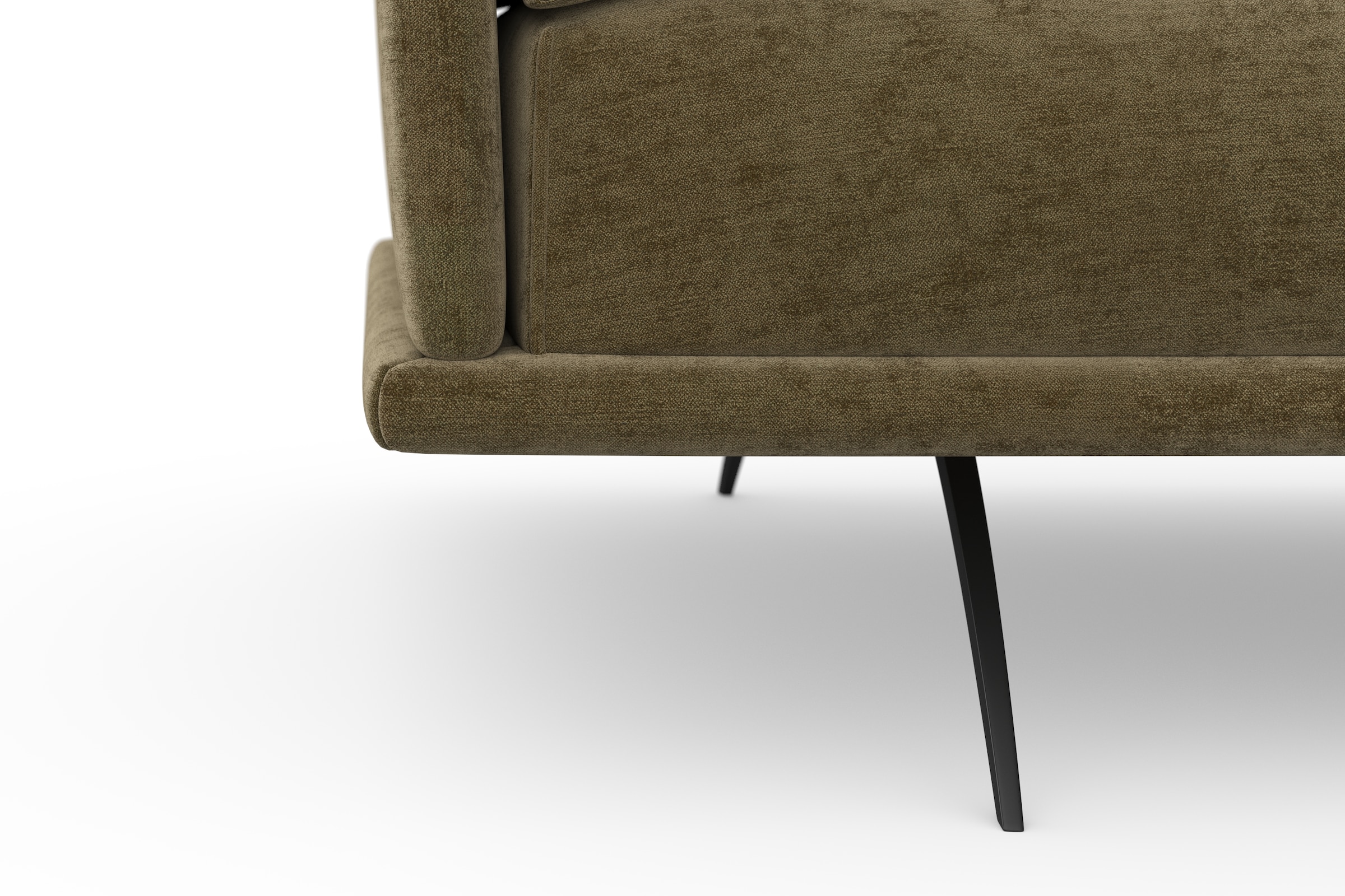 machalke® Ecksofa »benito, L-Form«, mit bezogenem Sockel