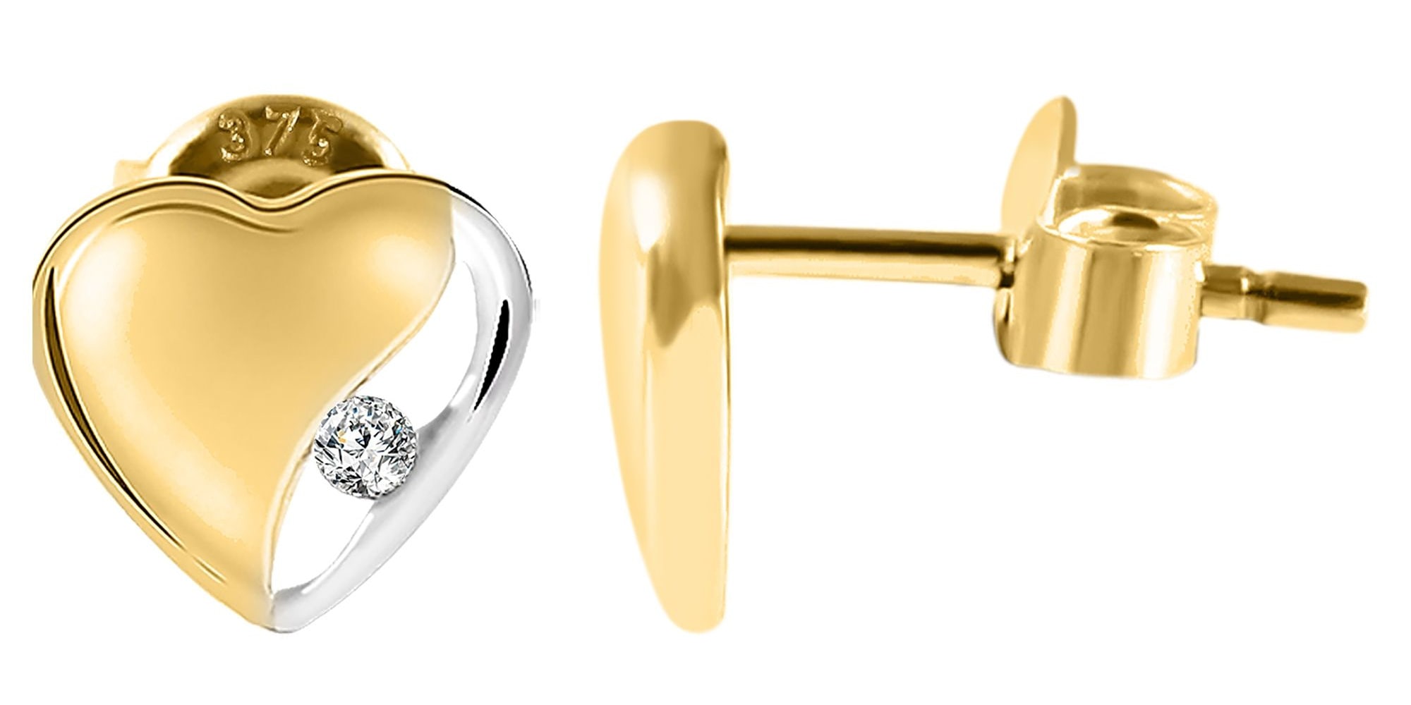 Adelia´s Paar Ohrhänger "Damen Ohrringe – Ohrstecker aus 375 Gold mit Zirko günstig online kaufen