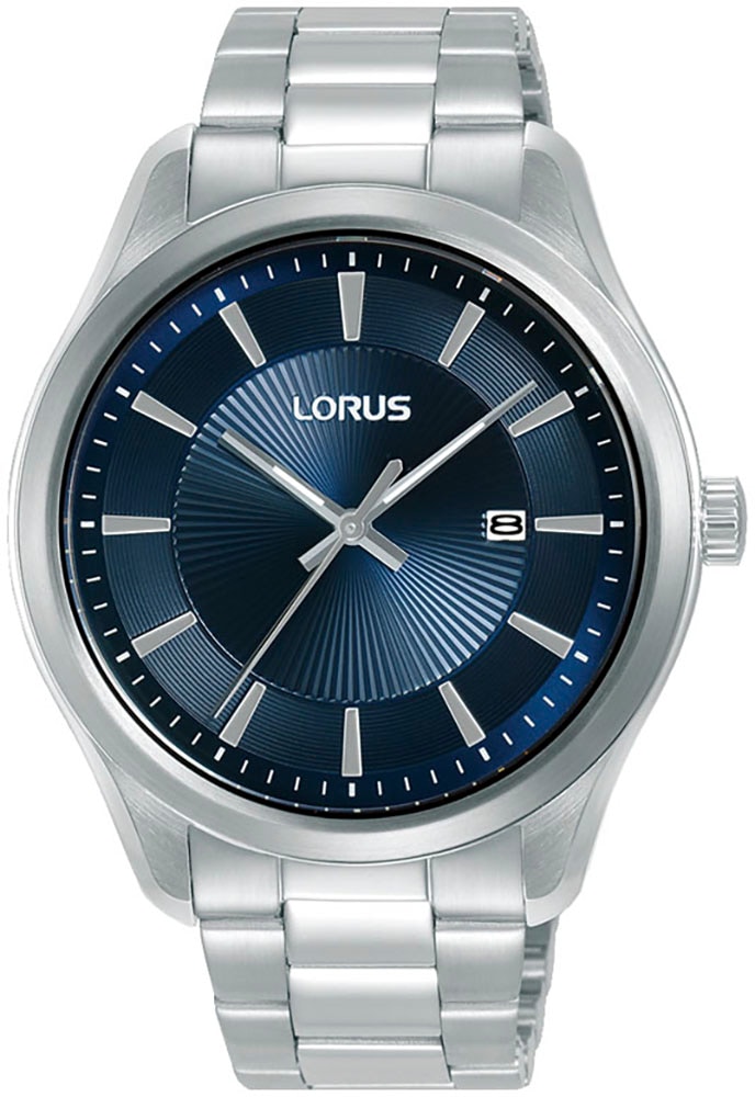 LORUS Herren Quarzuhr "Classic", silber, Armbanduhren, Armbanduhr, Herrenuhr, Edelstahlarmband, analog, Tag