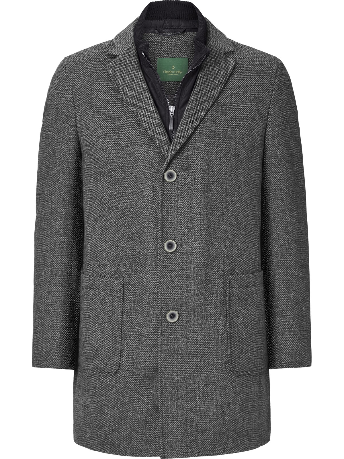 Charles Colby Wolljacke »Mantel EARL VAUGHAN«, (1 St.)