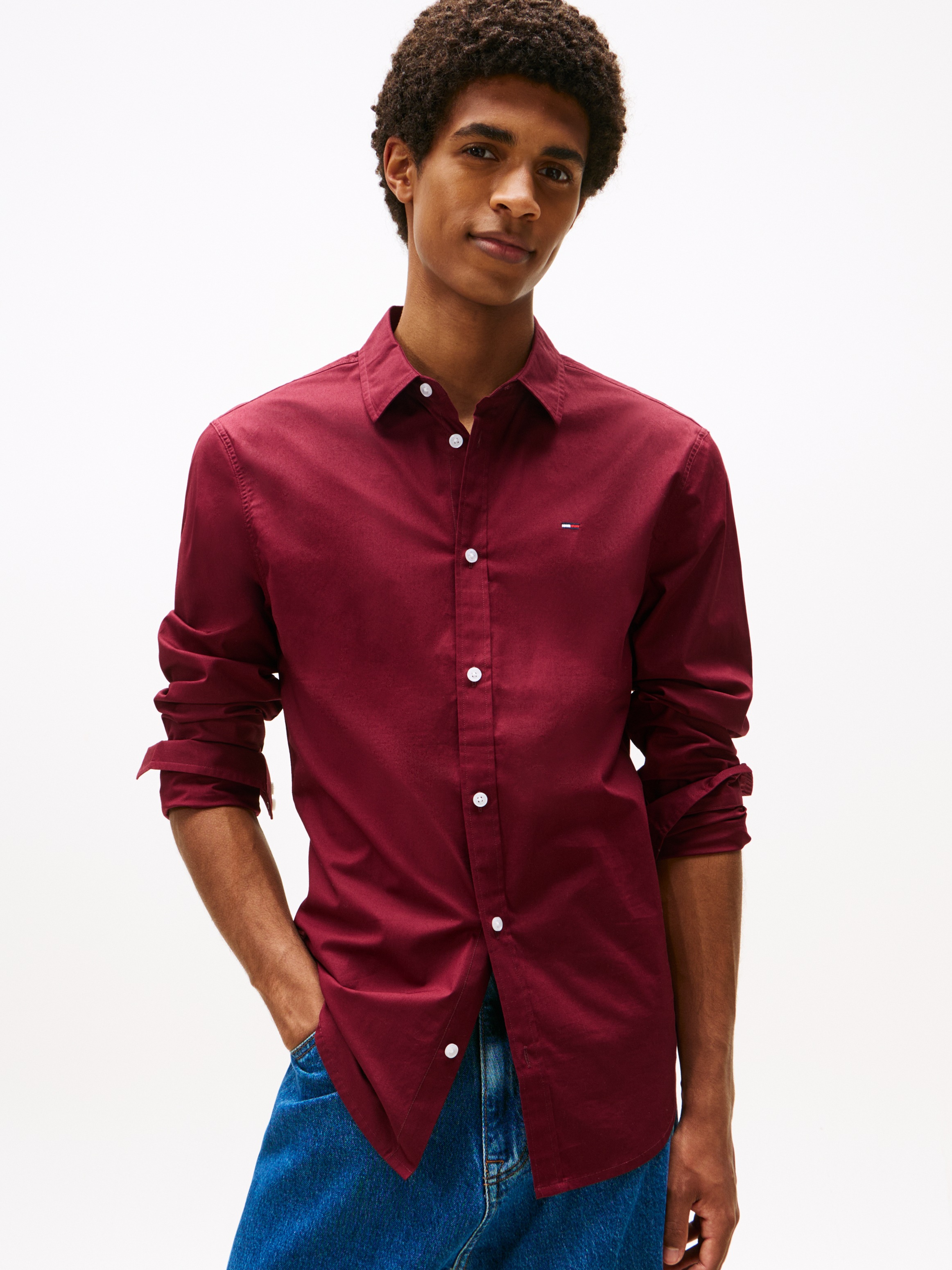 Tommy Jeans Langarmhemd "Sabim Stretch Hemd Shirt", Stretch Hemd, Premium, günstig online kaufen