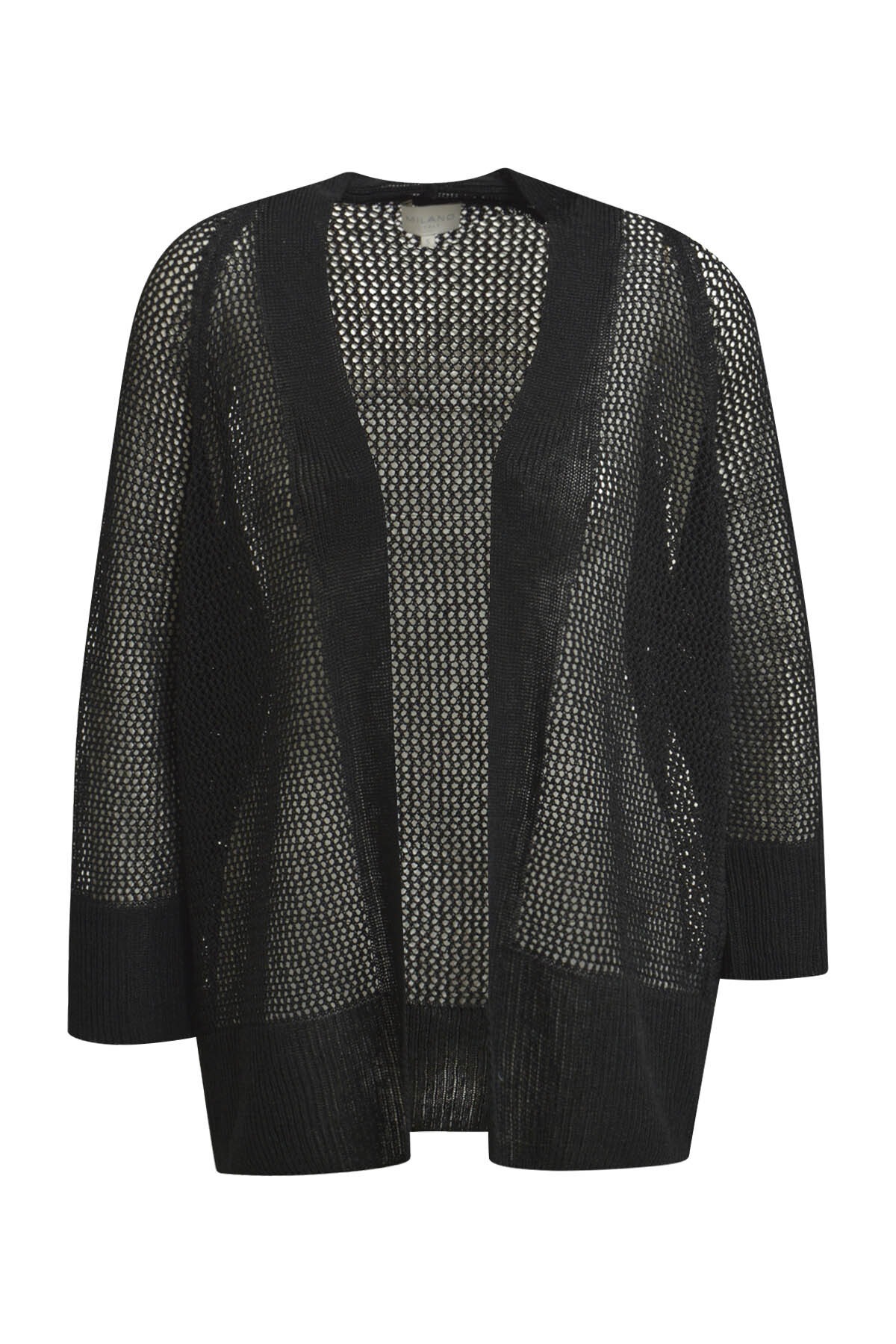 Milano Italy Cardigan, mit Lochmuster