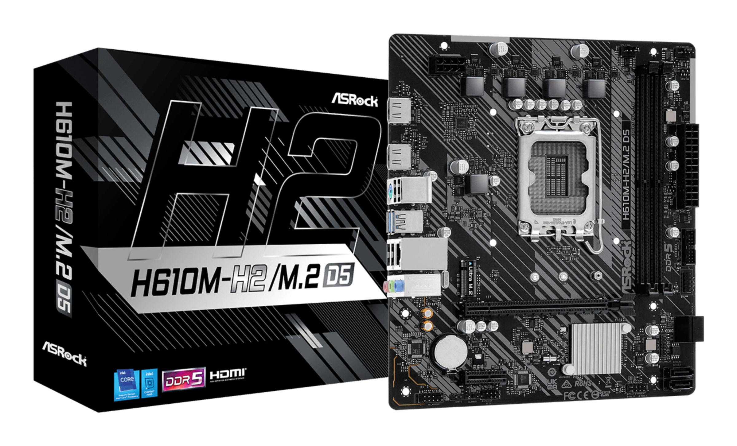 Asrock Mainboard »H610M-H2/M.2 D5«