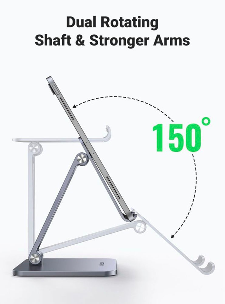 UGREEN Halterung »Foldable Multi-Angle Pad Stand«, bis 32,76 cm Zoll