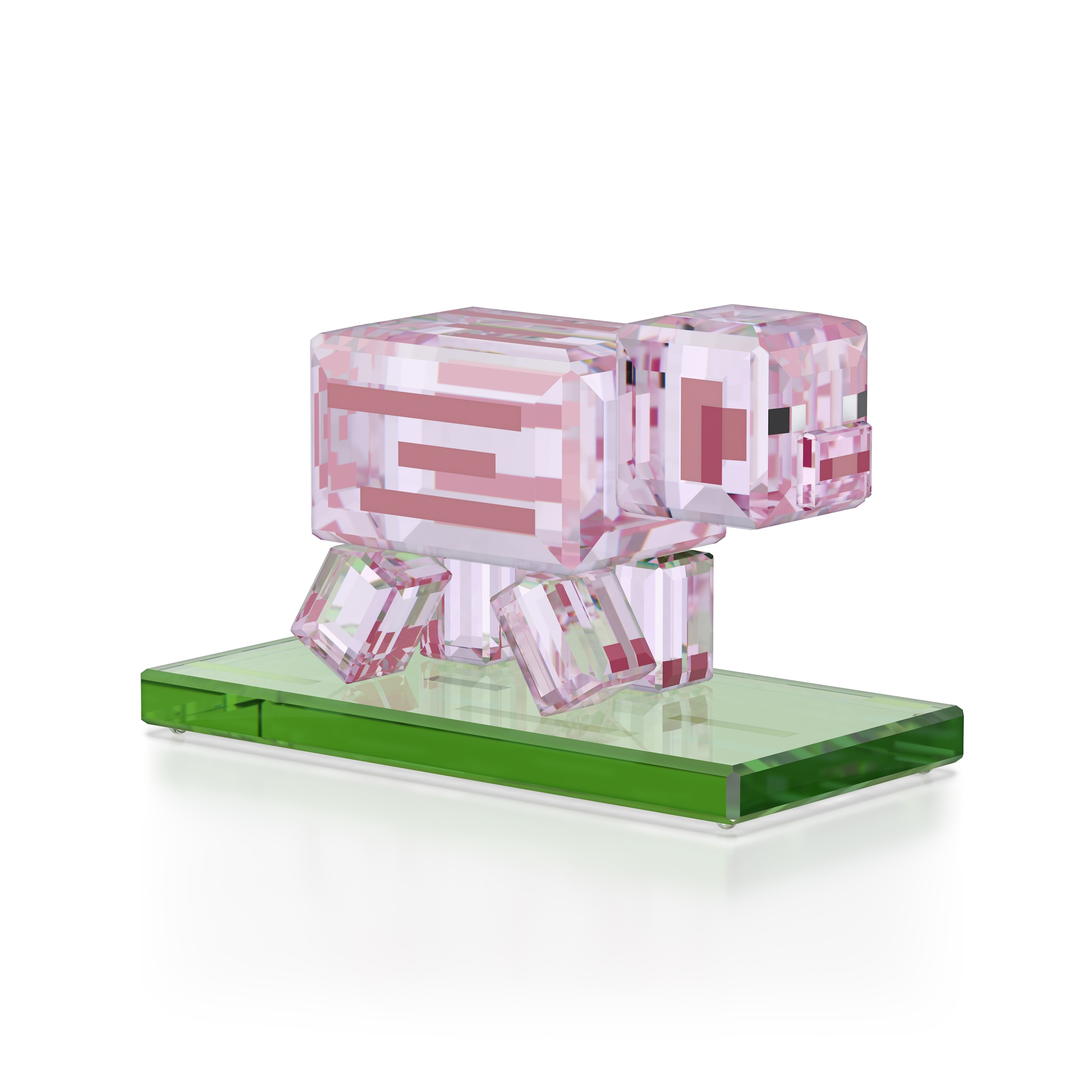 Swarovski Dekofigur »Kristallfigur Sammelfigur Minecraft Pig,«