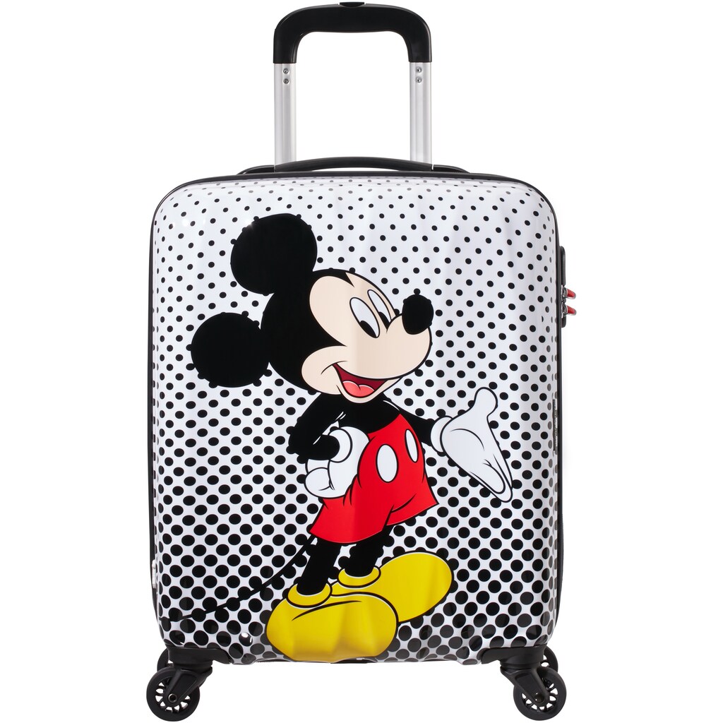 American Tourister® Hartschalen-Trolley »Disney Legends, Mickey Mouse Polka Dot, 55 cm«, 4 Rollen