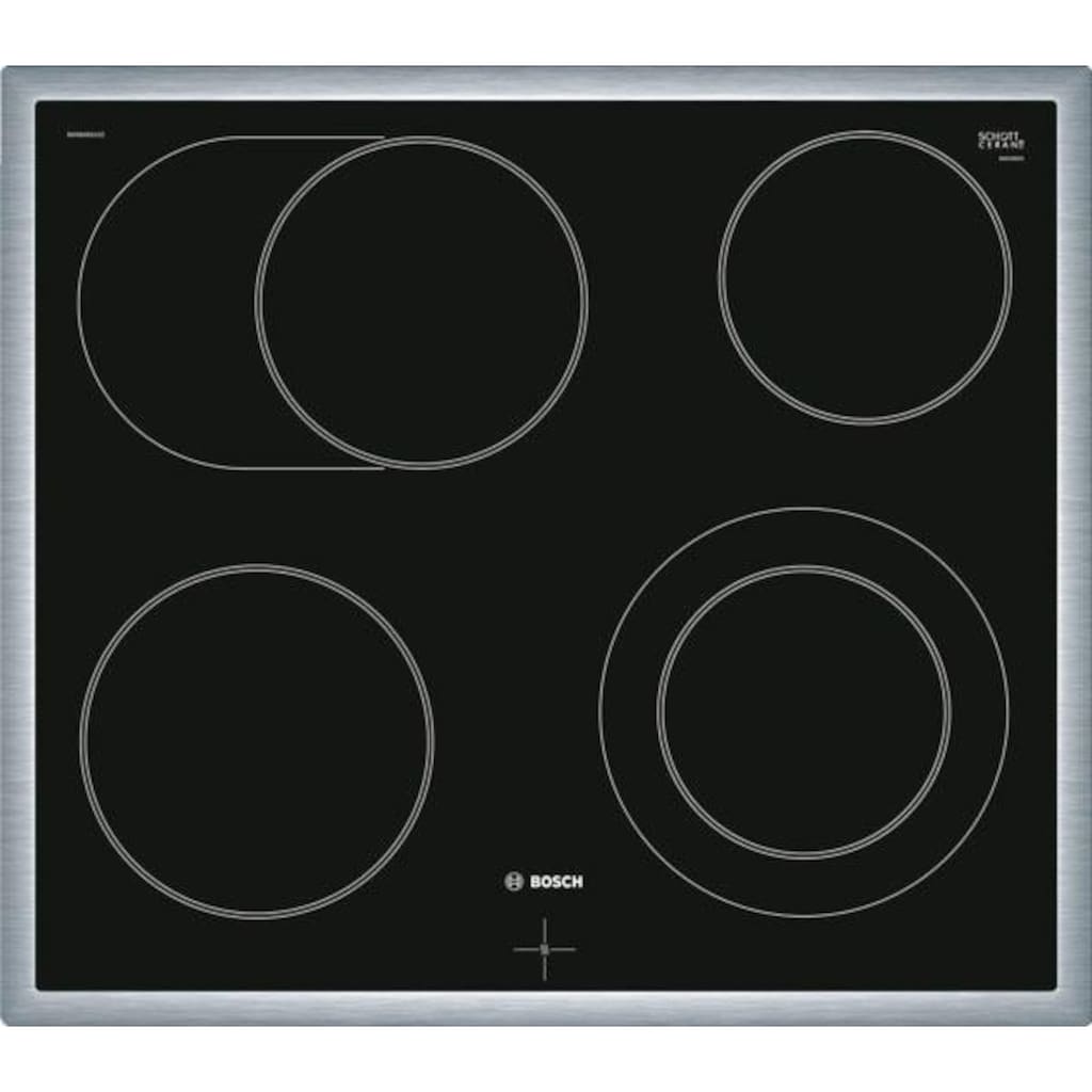 BOSCH Elektro-Herd-Set »HND411VS61«, 4, HEA513BS2, mit 2-fach-Teleskopauszug