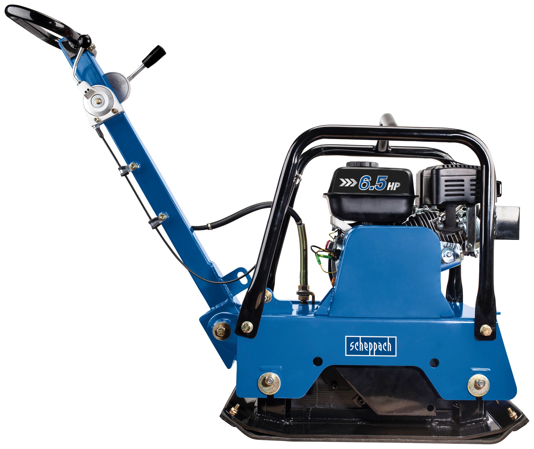 Thumbnail - Scheppach Rüttelplatte "HP2500S" Inklusive Gummimatte für Pflasterarbeiten