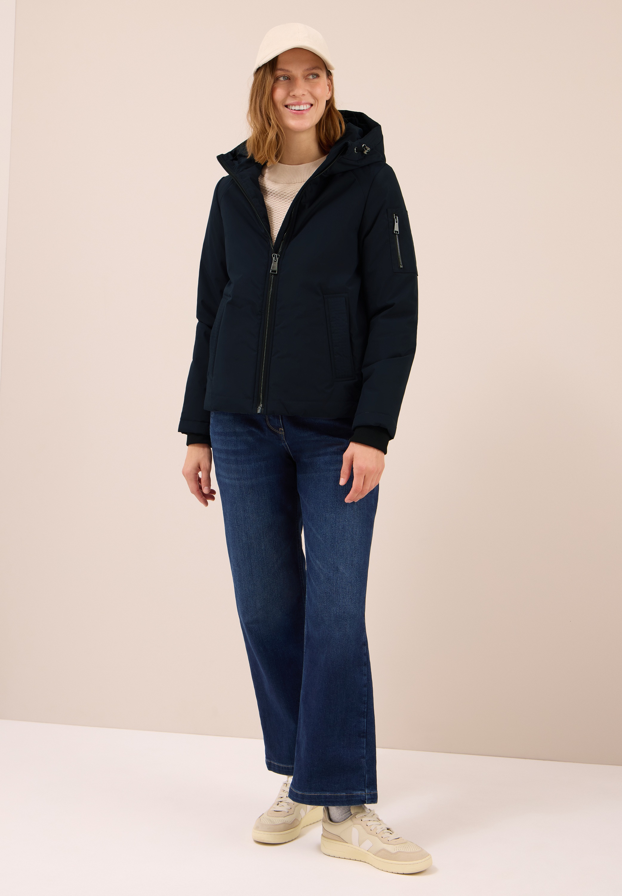 Cecil Outdoorjacke, mit Kapuze, mit Kapuze