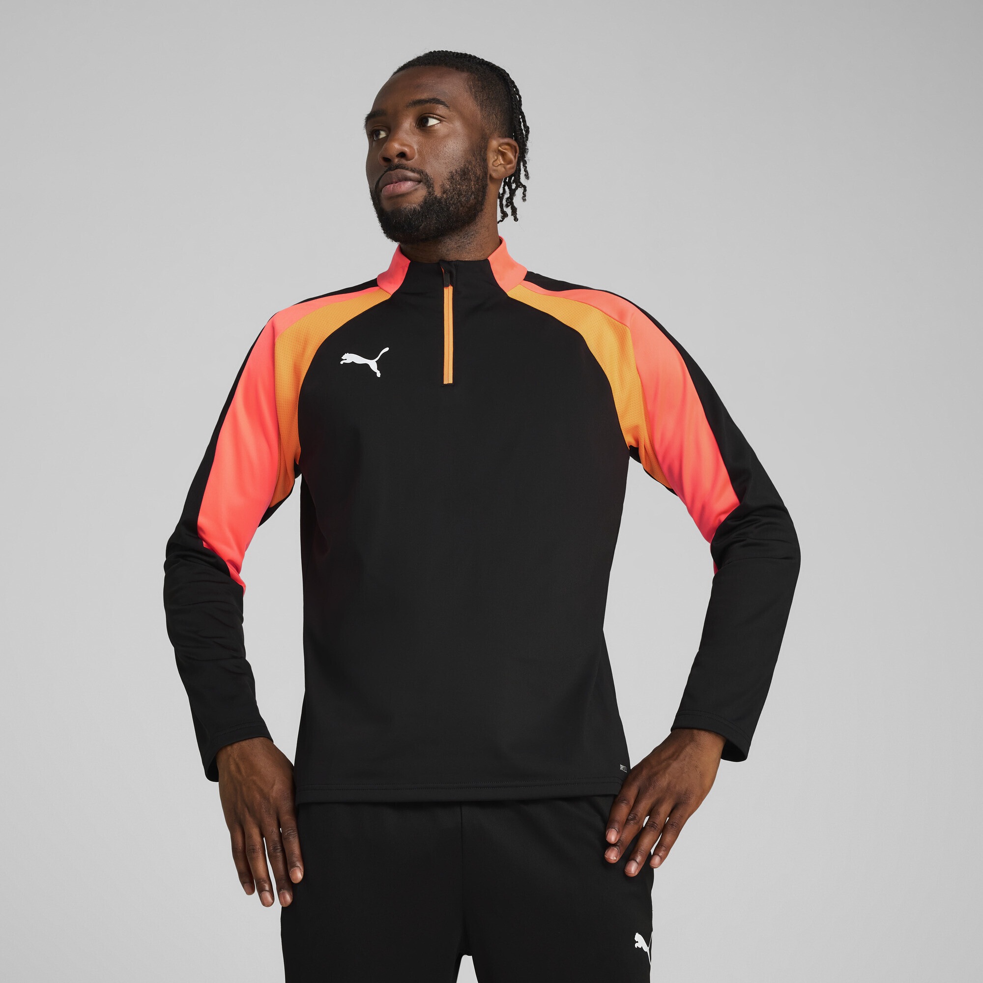 PUMA T-Shirt »individualLIGA Top mit viertellangem Reißverschluss Herren«