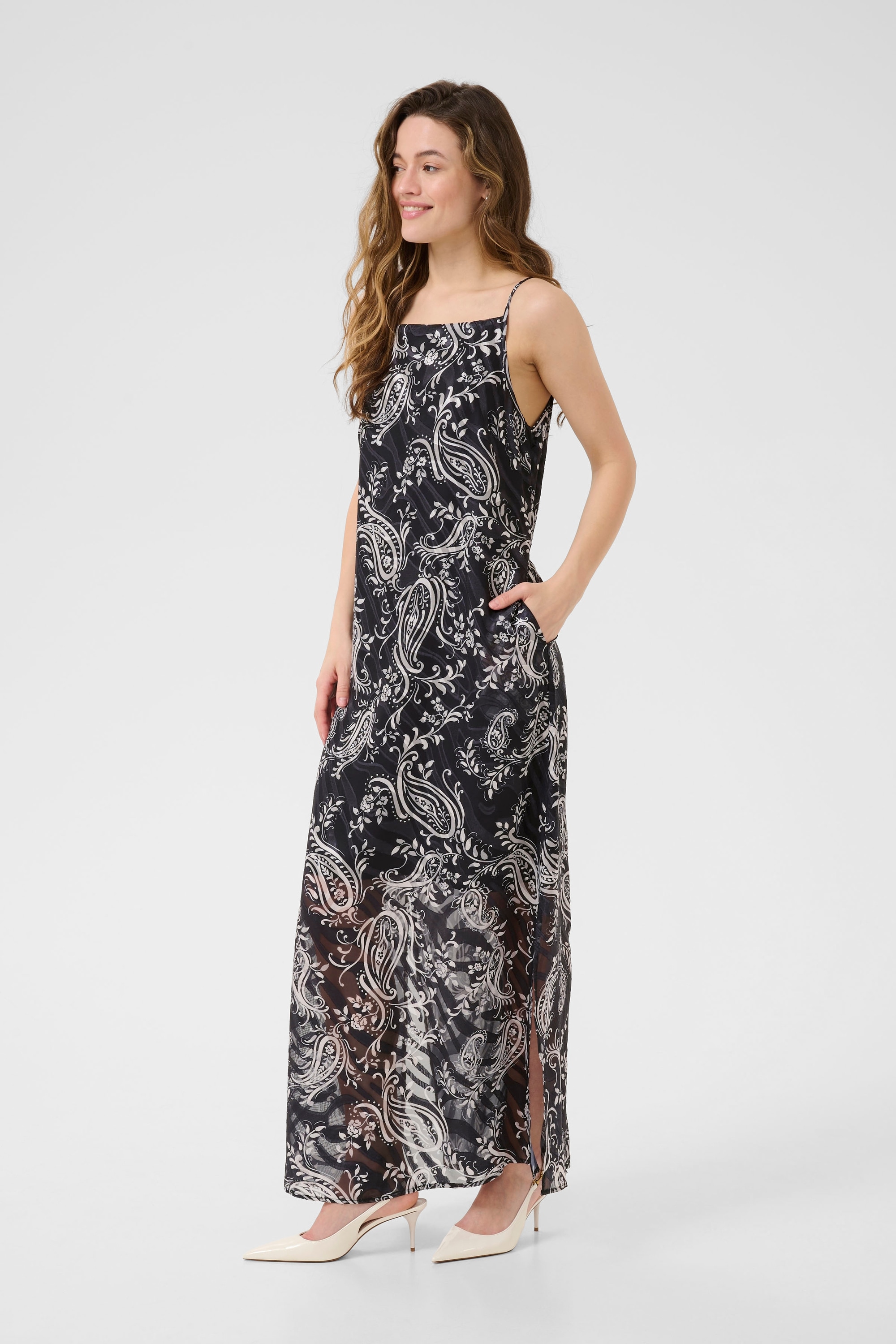 KAFFE Midikleid »Damen Kleid KAlectra«