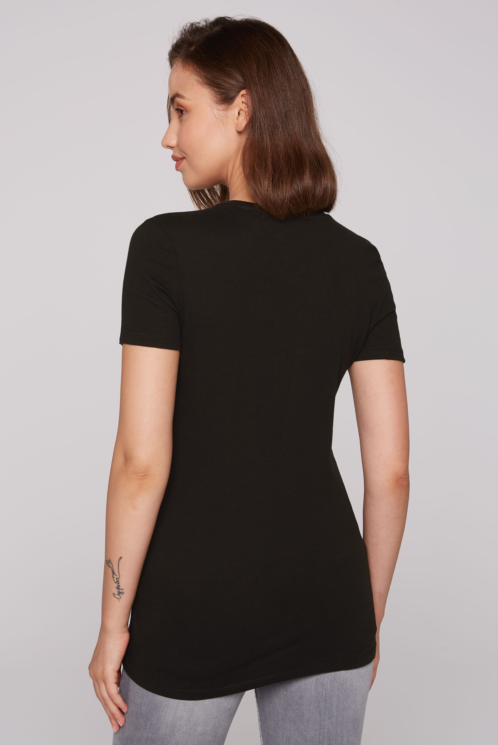 SOCCX V-Shirt aus Baumwolle